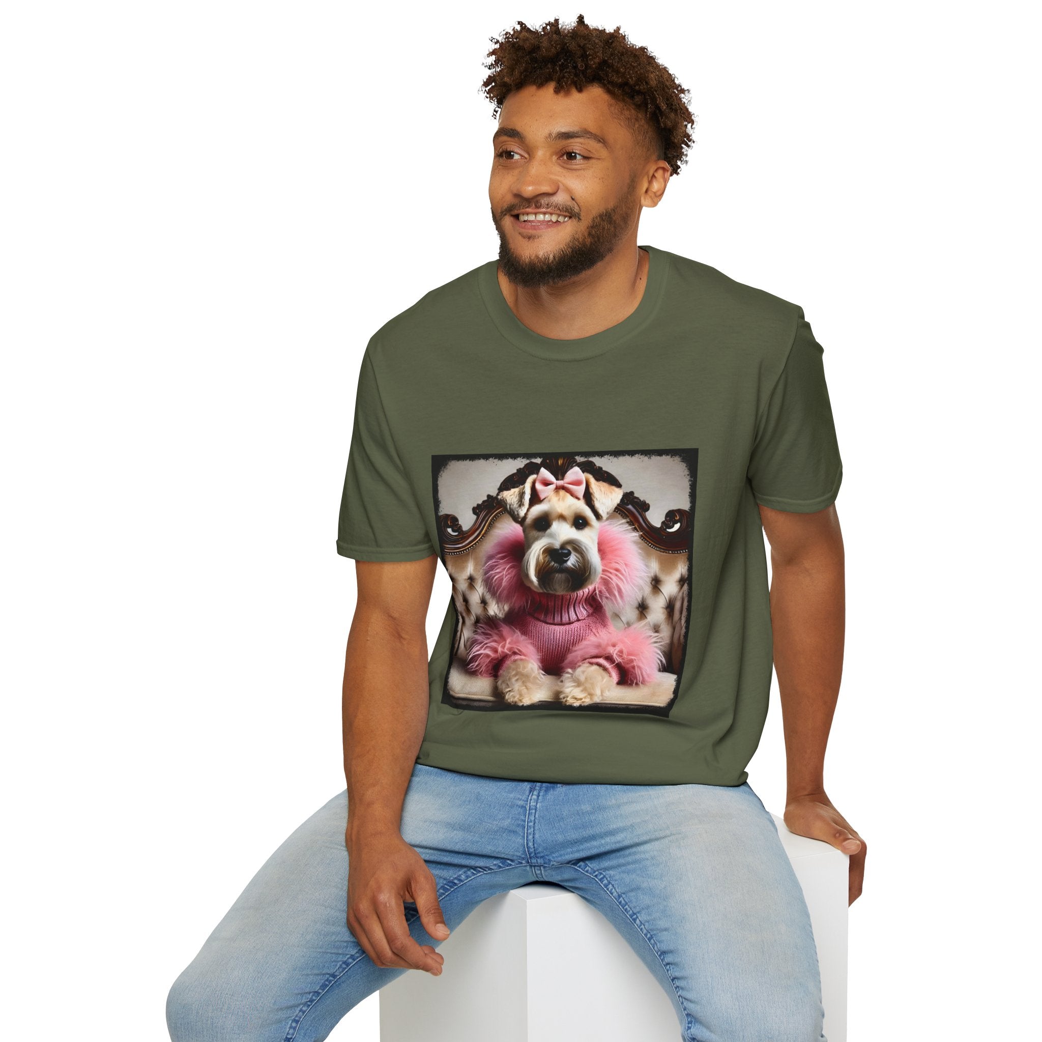 Wheaten Terrier Pink Diva | Unisex Dog T-Shirt