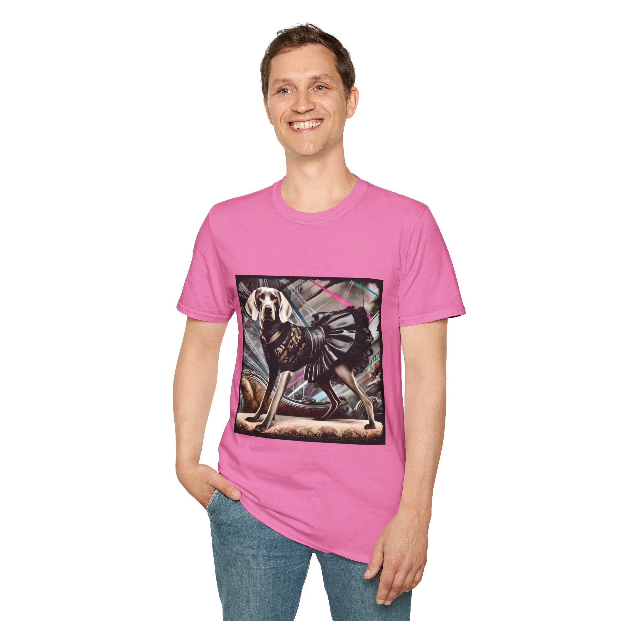 Weimaraner Rock Chic | Unisex Dog T-Shirt