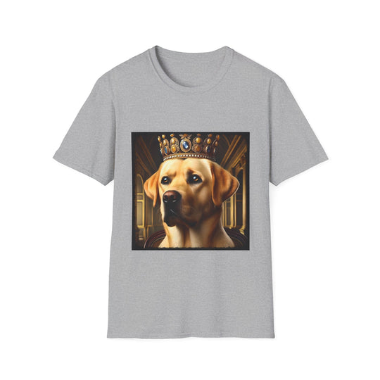 Labrador Retriever Royal Legend design dog lover unisex t-shirt in sport grey