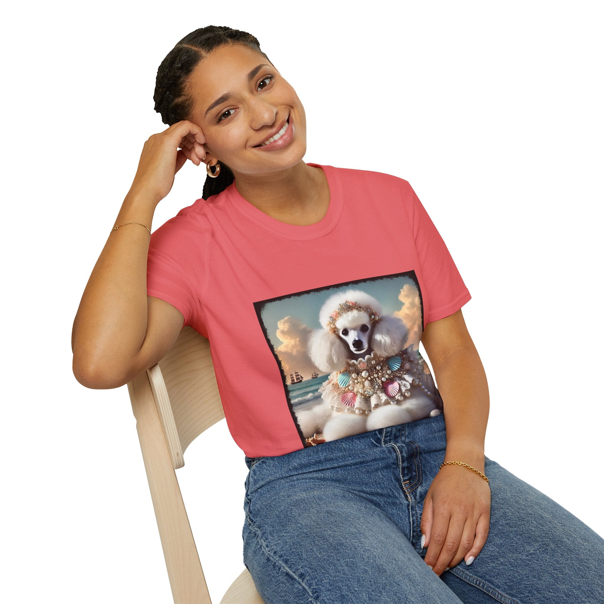 Poodle Coastal Cutie | Unisex Dog T-Shirt