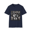Pomeranian B&W Bold Eyes | Unisex Dog T-Shirt