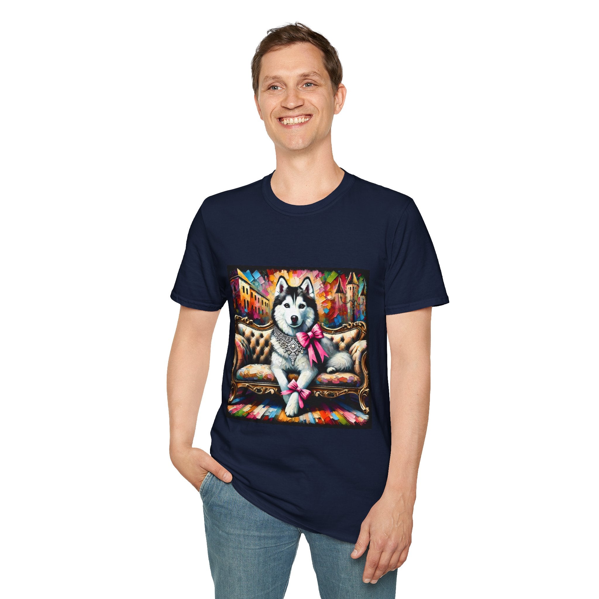 Siberian Husky Diamond Princess Classic | Unisex Dog T-Shirt