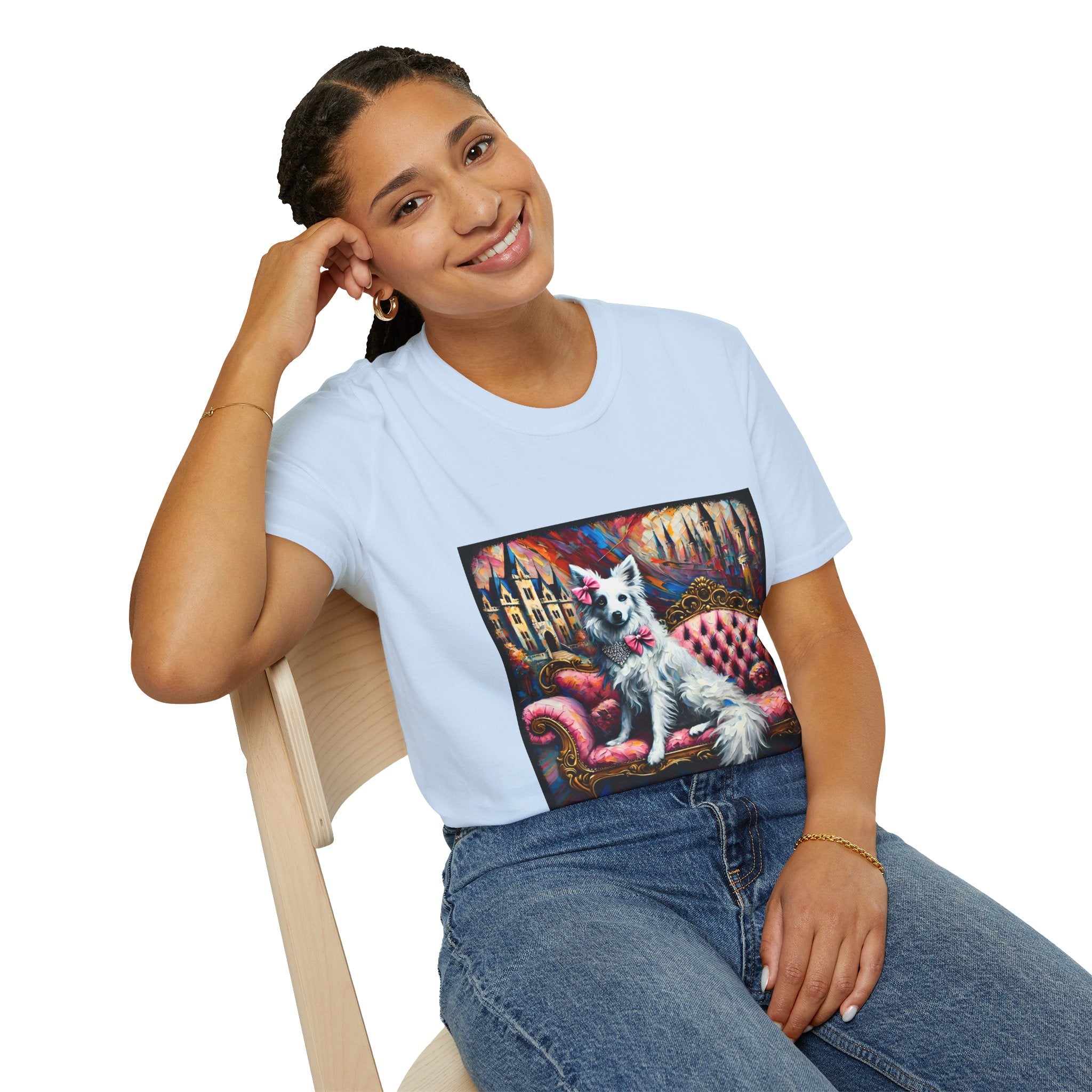 Border Collie Pink Princess Classic | Unisex Dog T-Shirt