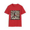 German Shepherd B&W Red Bow | Unisex Dog T-Shirt