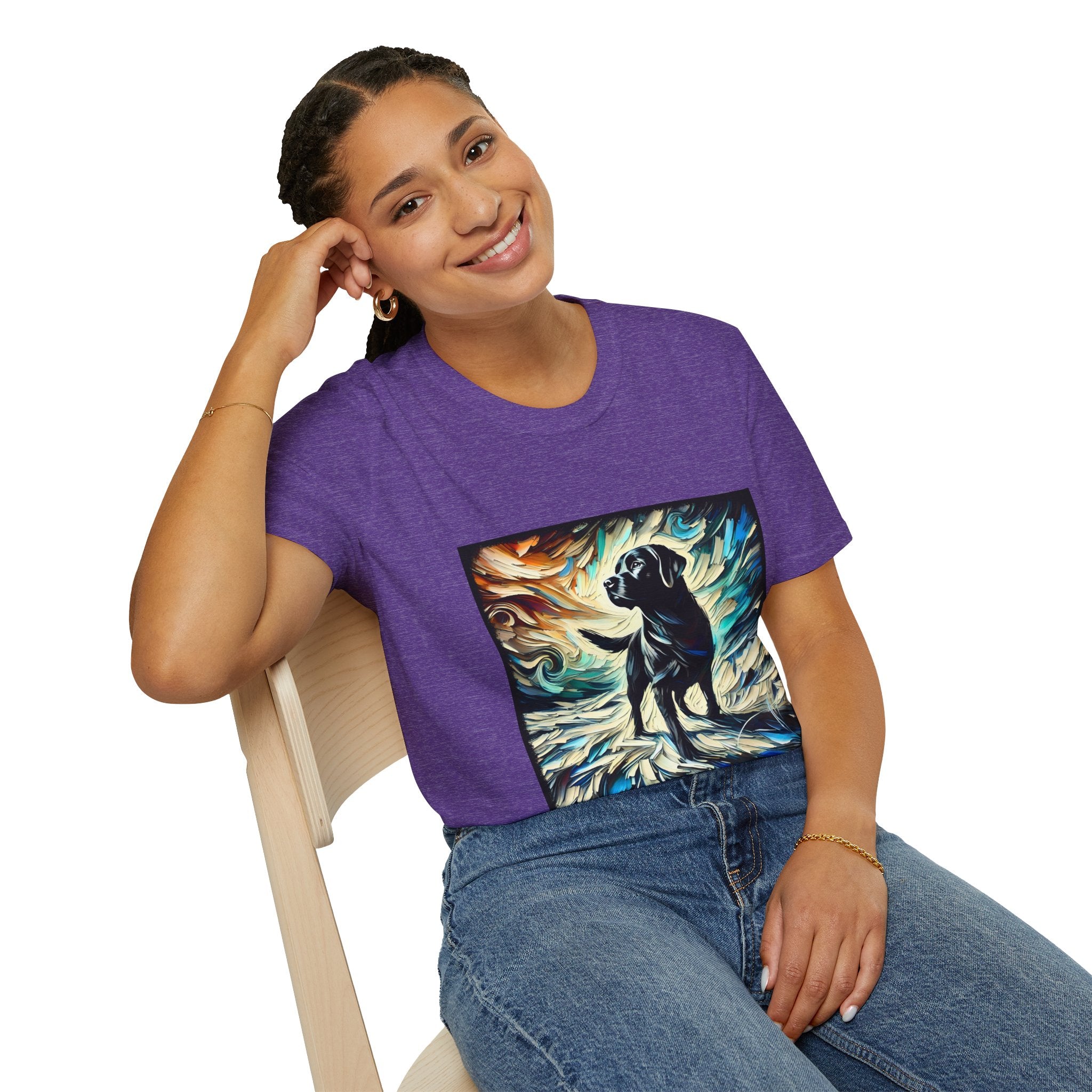 Labrador Retriever Snow Swirl | Unisex Dog T-Shirt