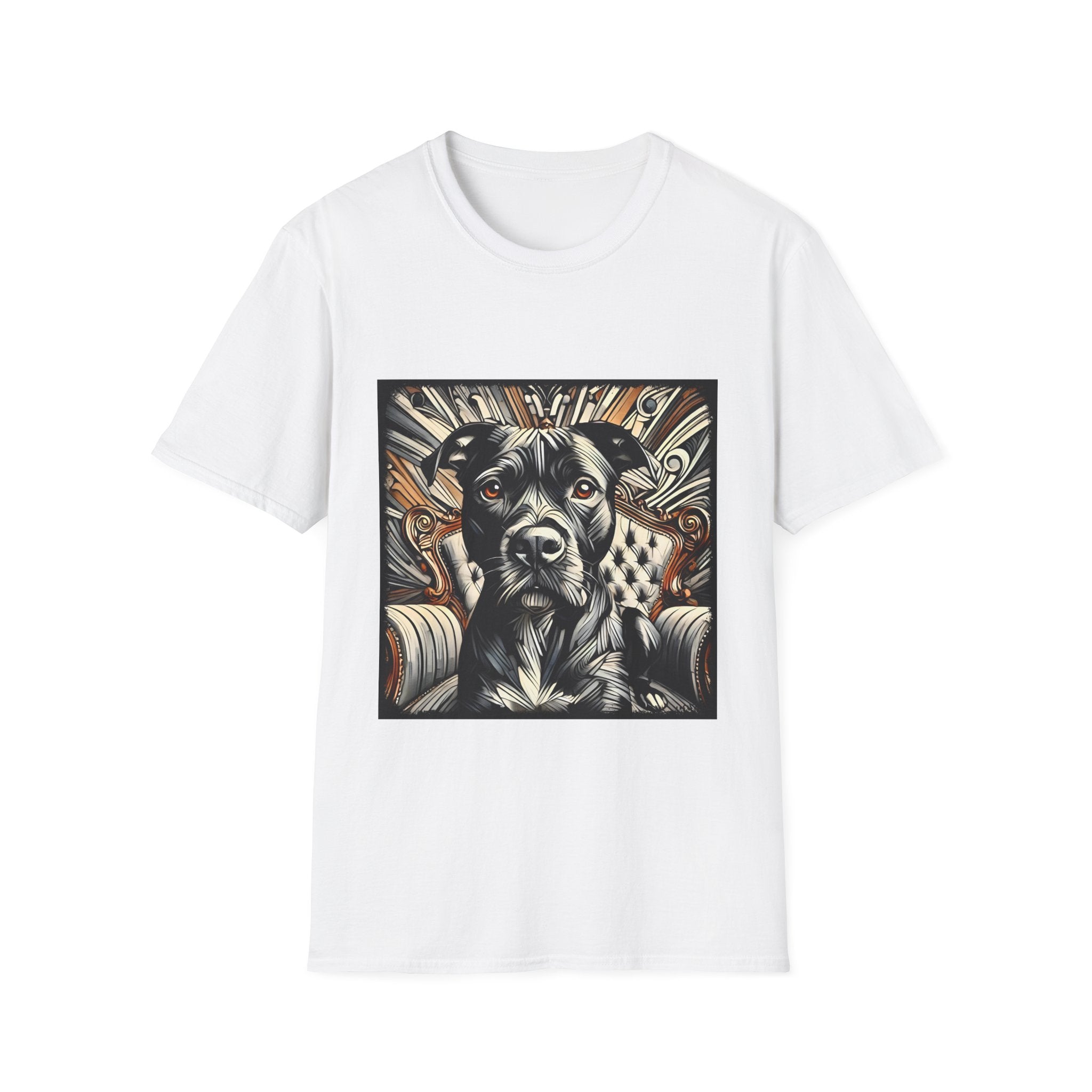 American Pit Bull Terrier Shirt | B&W Brown Eyes Dog Lover Tee