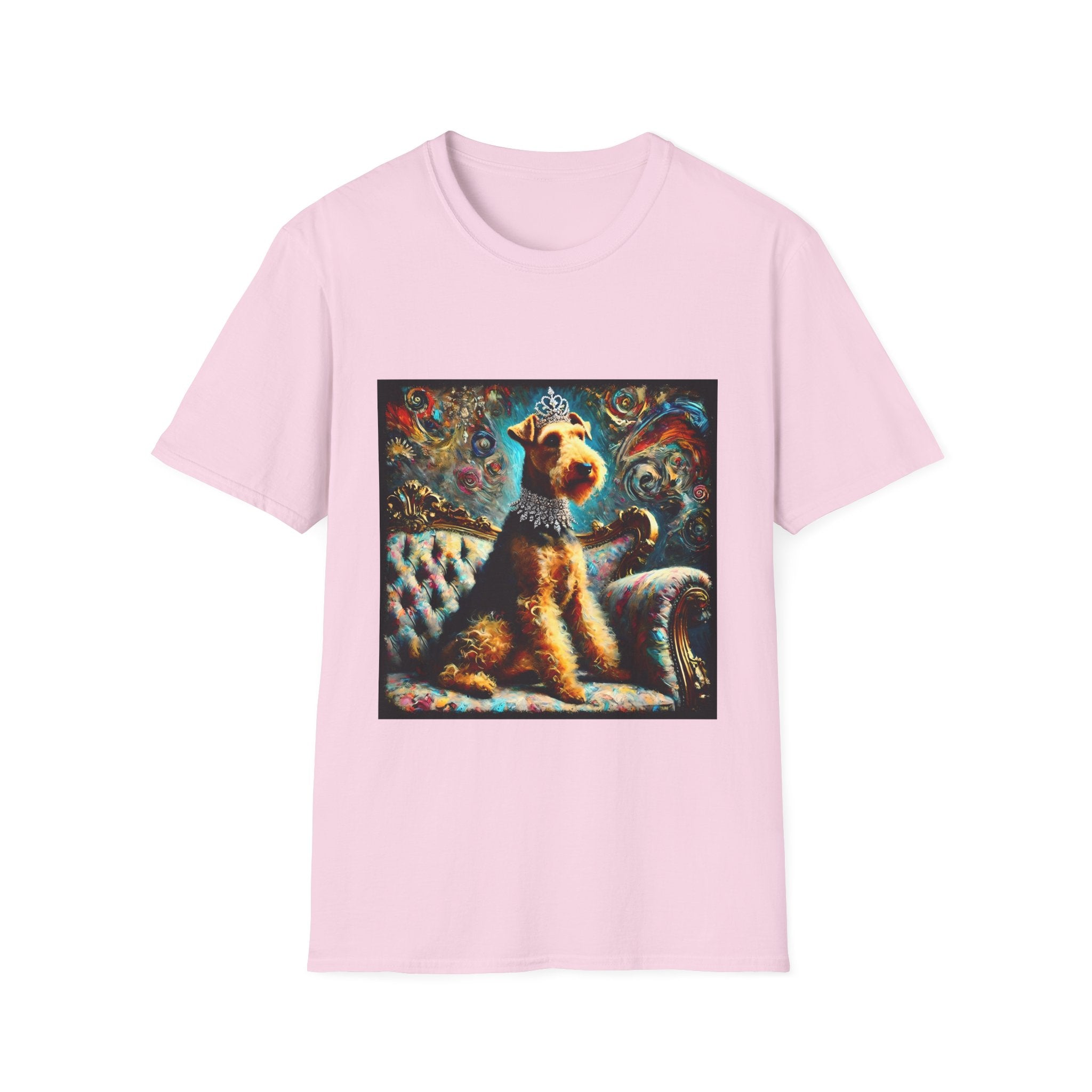 Airedale Terrier Shirt | Diamond Princess Swirl Dog Lover Tee