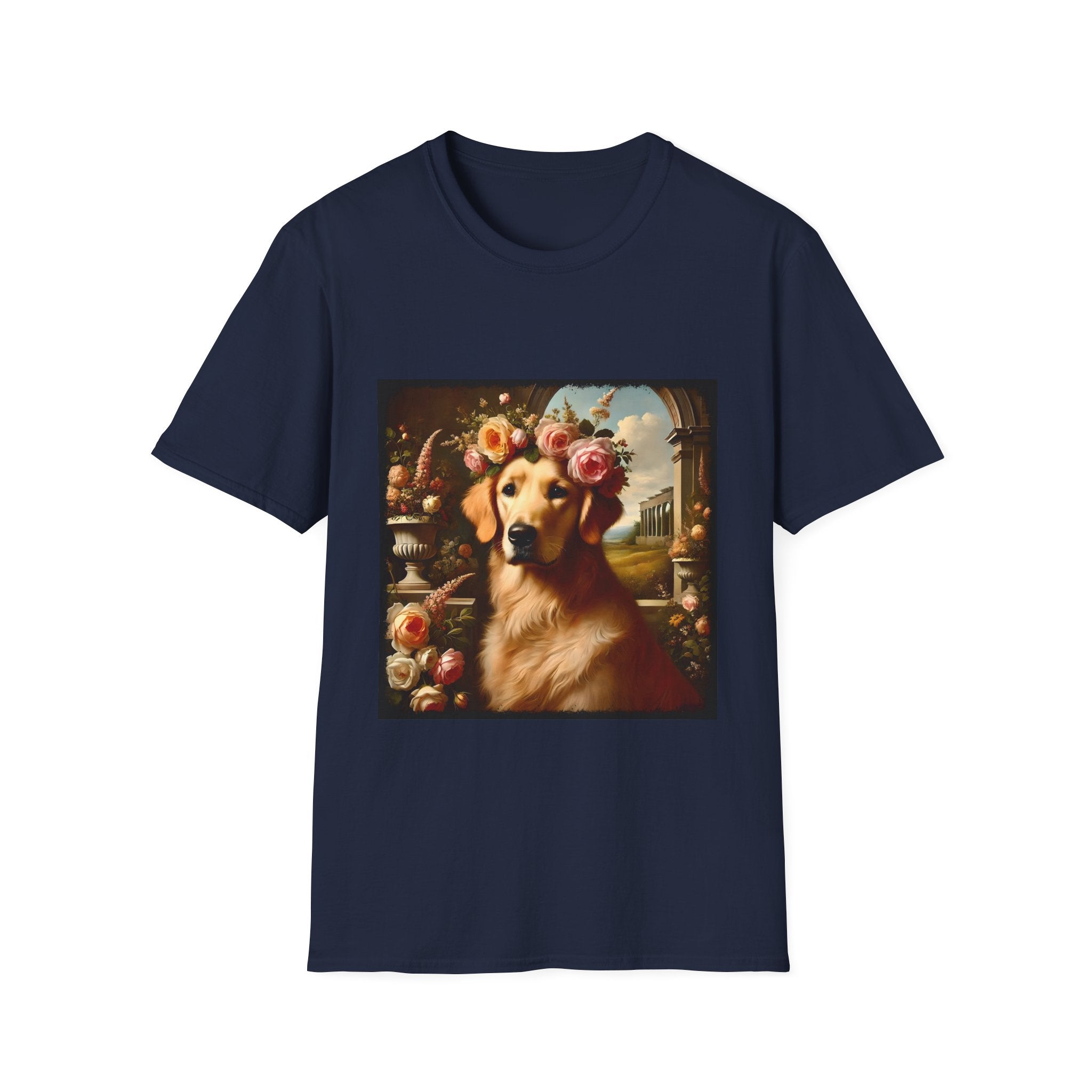 Golden Retriever Shirt | Garden Bliss Dog Lover Tee