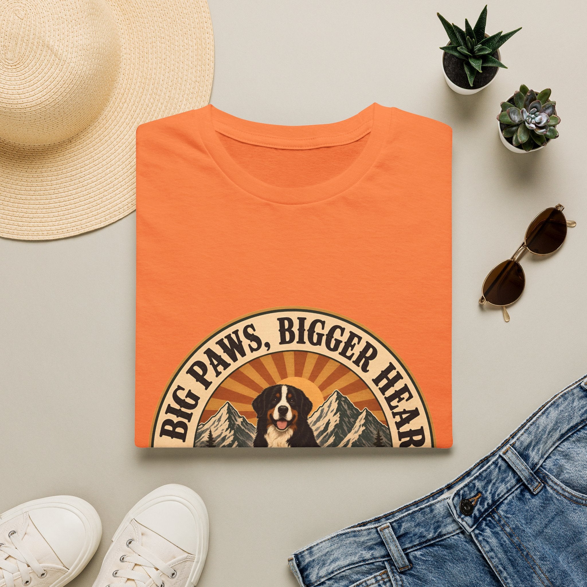Bernese Mountain Dog Shirt | Big Paws Dog Lover Tee