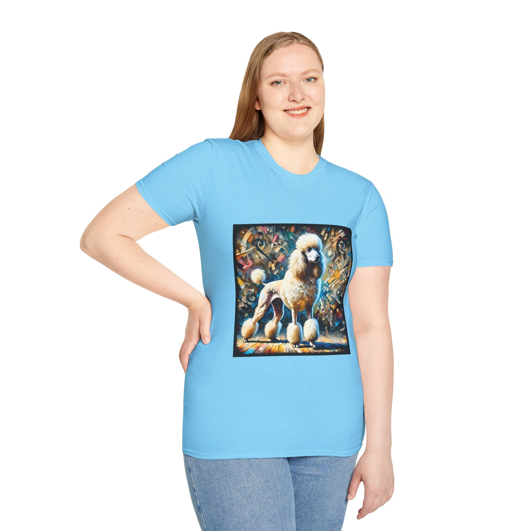 Poodle Pastel Pixel Classic | Unisex Dog T-Shirt
