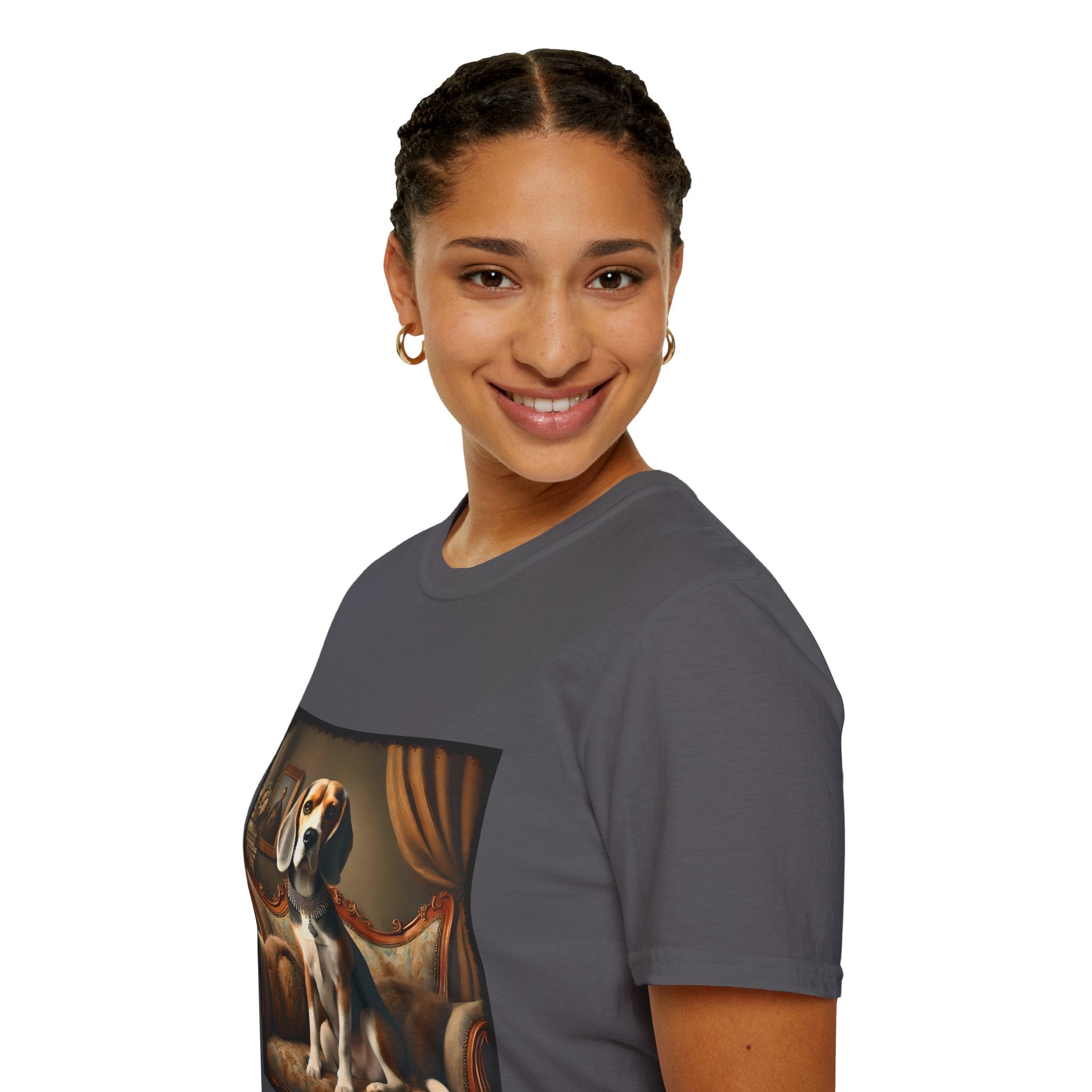Beagle Princess Blue | Unisex Dog T-Shirt