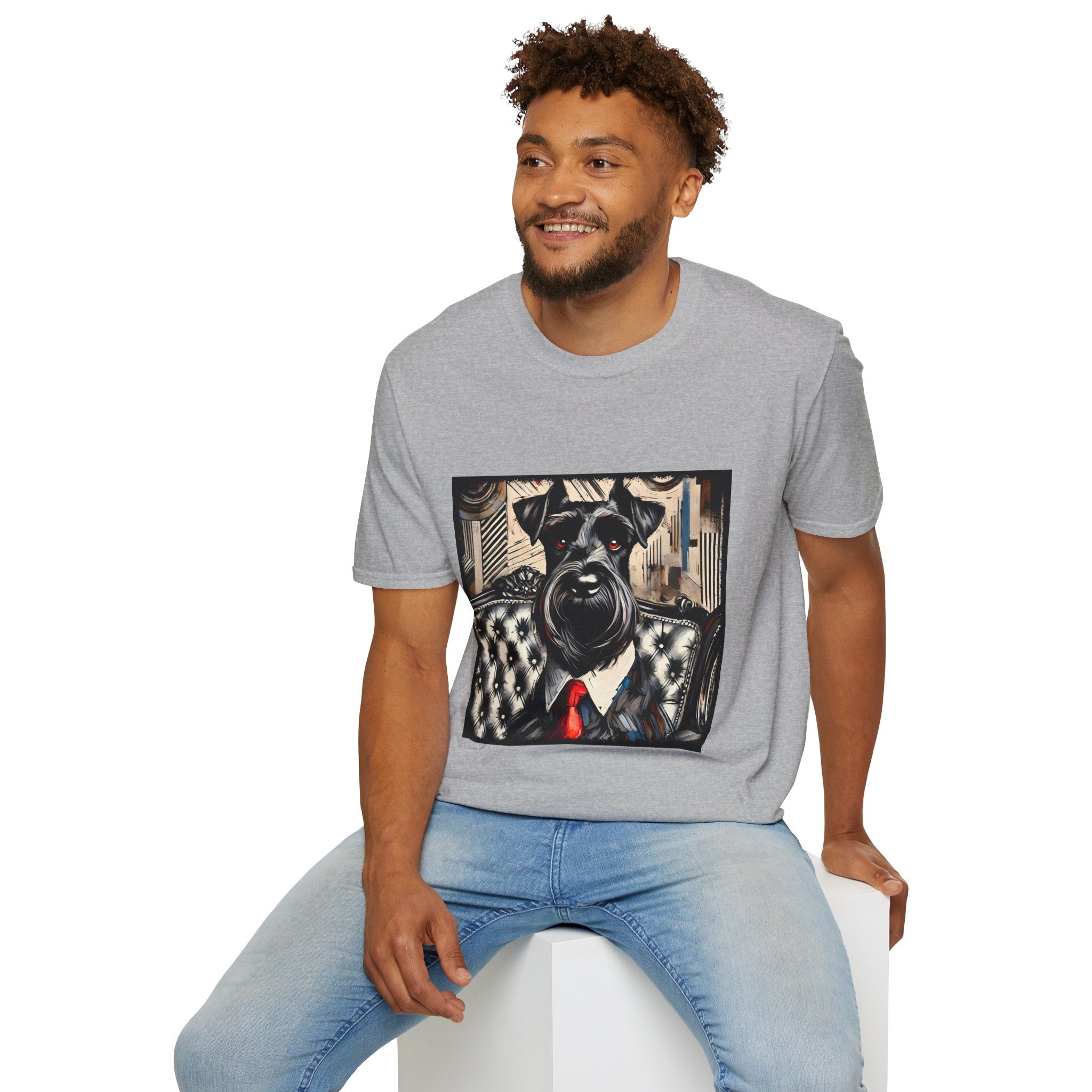 Schnauzer Bold Gentleman | Unisex Dog T-Shirt