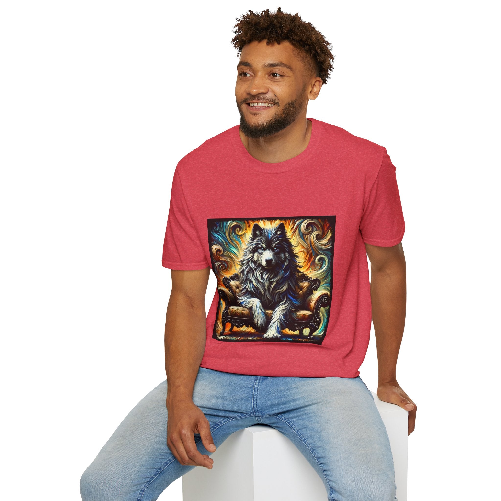 Dire Wolf Sun Swirl | Unisex Dog T-Shirt