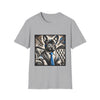 French Bulldog Shirt | B&W Blue Tie Dog Lover Tee