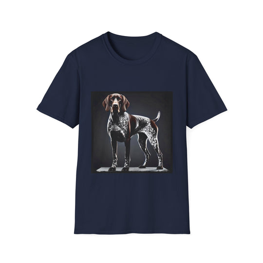 German Shorthaired Pointer Best in Show design dog lover unisex t-shirt in navy