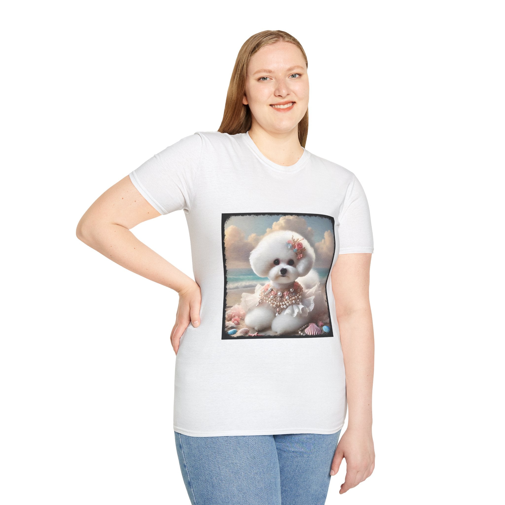 Bichon Frise Beach Beauty | Unisex Dog T-Shirt
