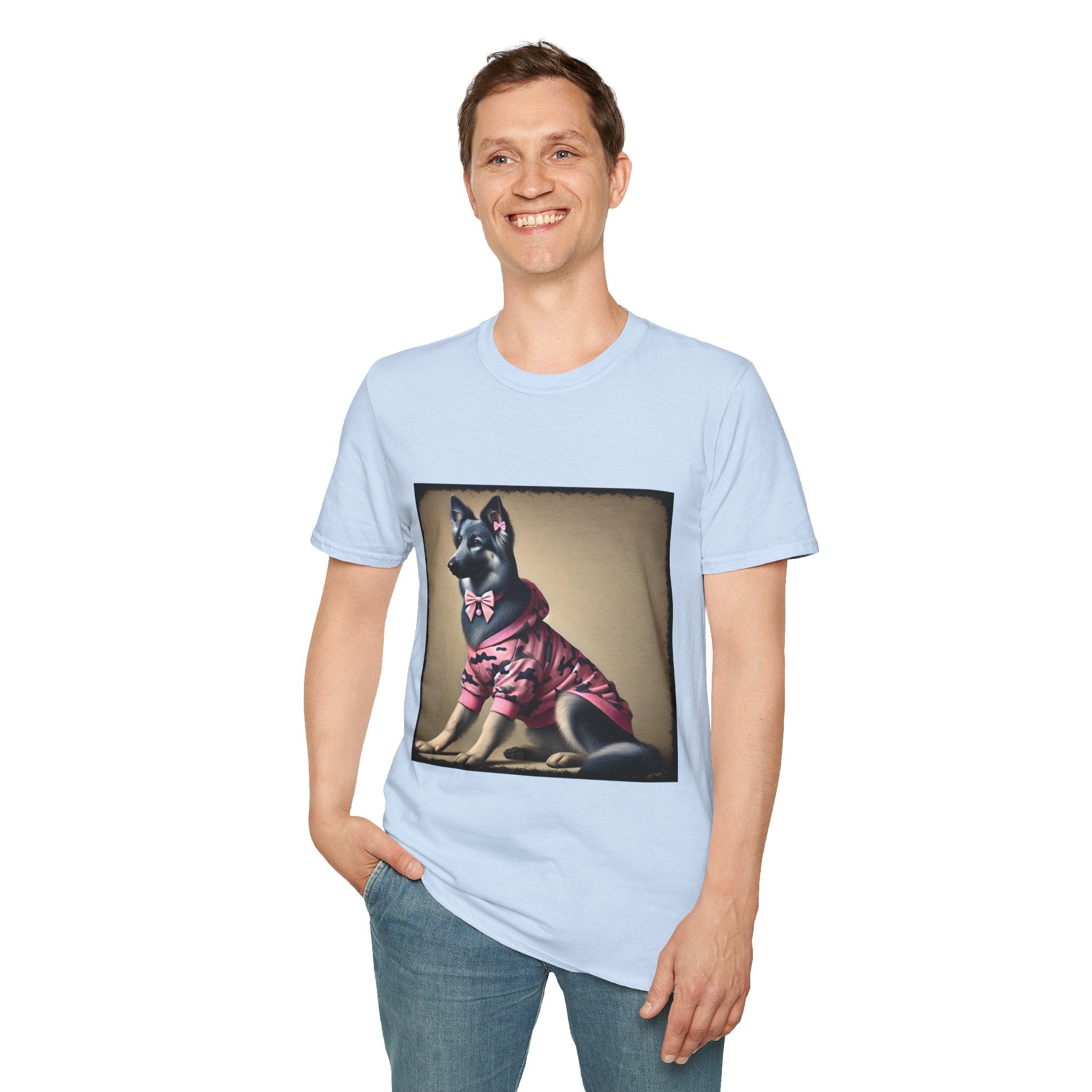 German Shepherd Camo Cutie | Unisex Dog T-Shirt