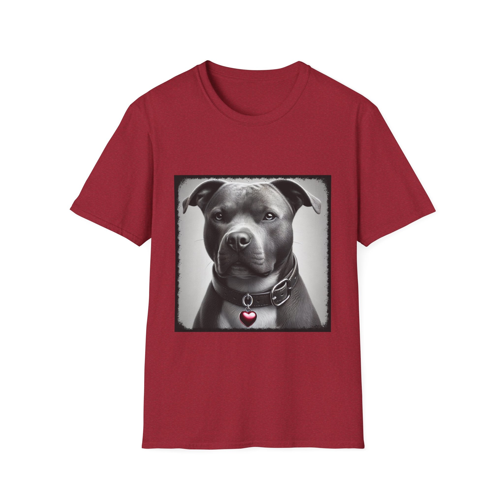 American Pit Bull Terrier Shirt | Heart Charm Dog Lover Tee