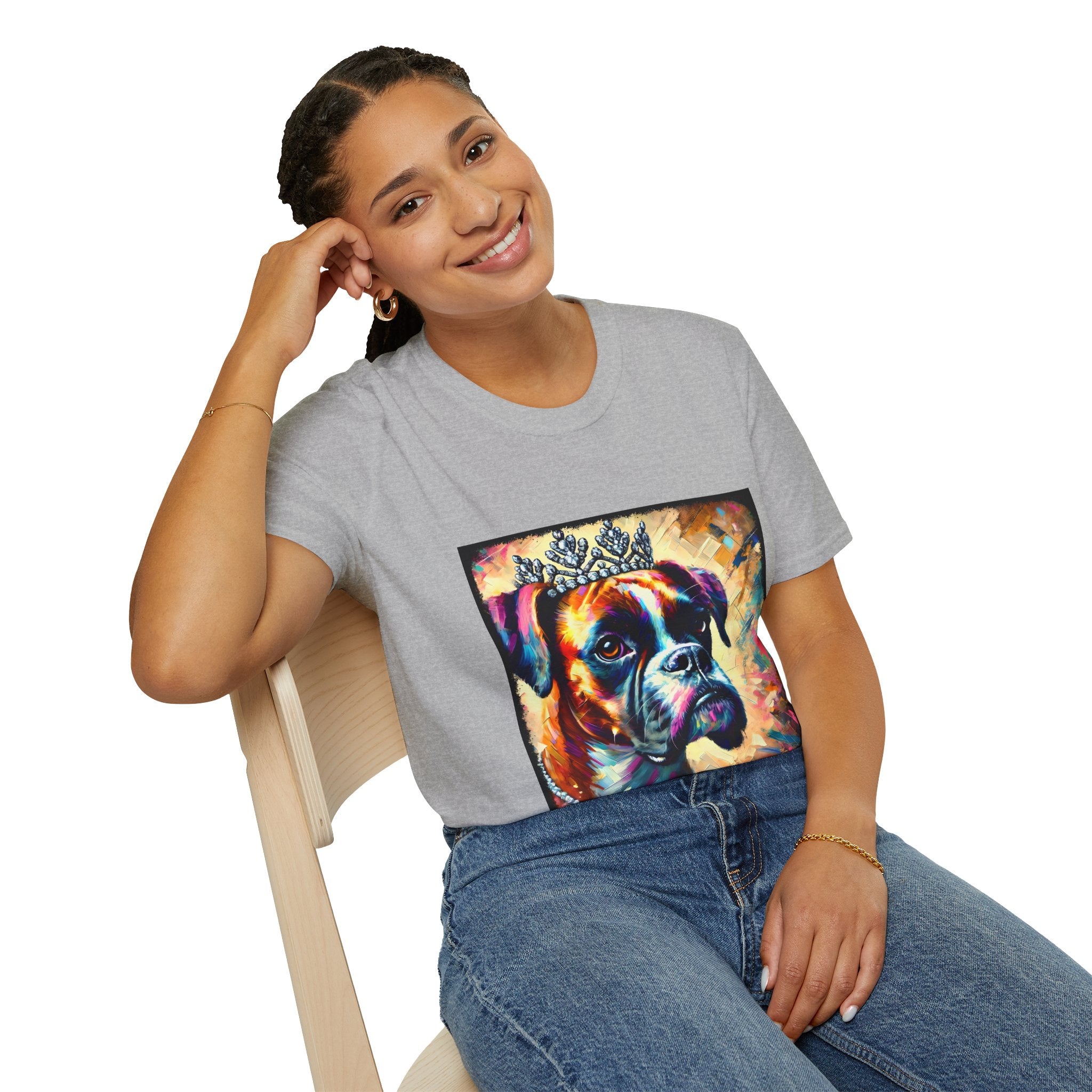Boxer Bold Princess Classic | Unisex Dog T-Shirt