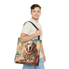 Golden Retriever Tote Bag | Beach Beauty Dog Lover Gift