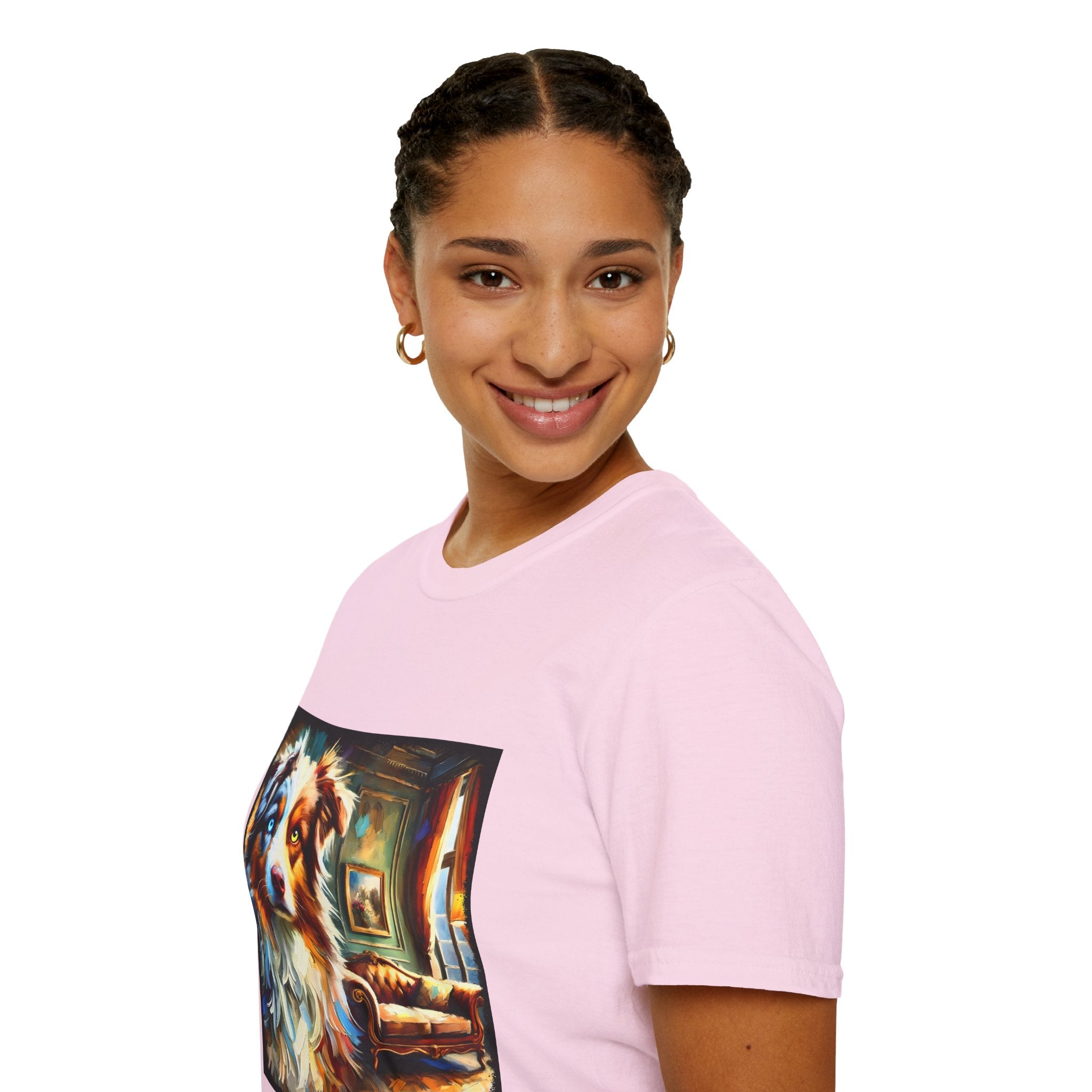 Australian Shepherd Artsy Classic | Unisex Dog T-Shirt