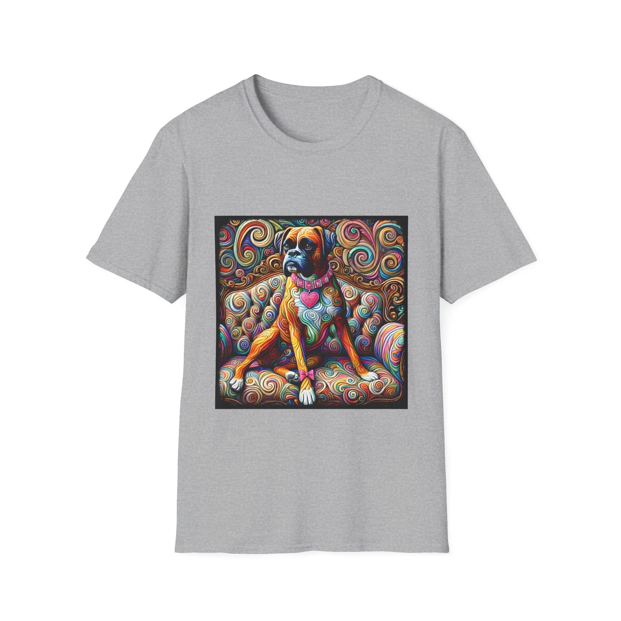 Boxer Love Swirl | Unisex Dog T-Shirt
