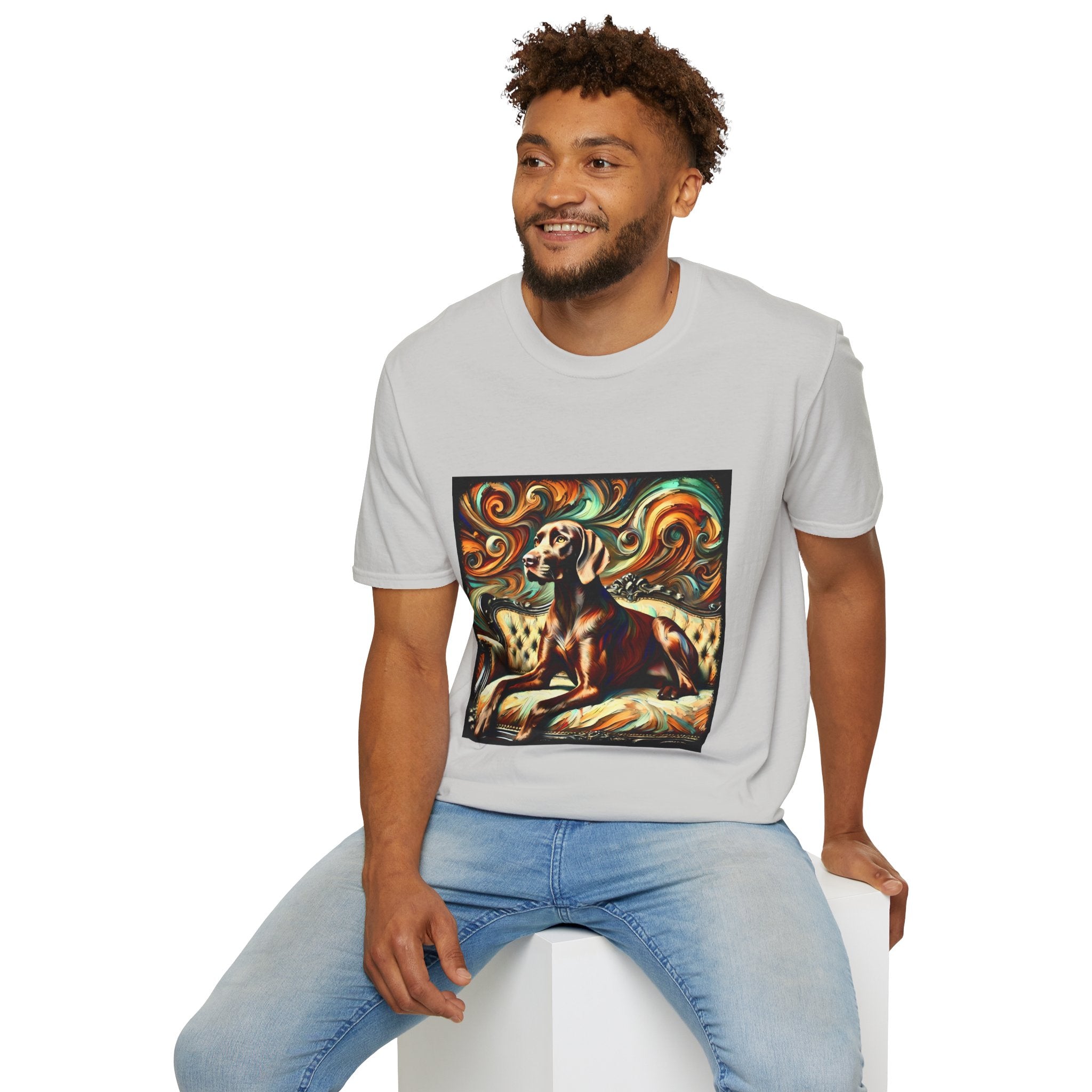 German Shorthaired Pointer Ethereal Swirl | Unisex Dog T-Shirt