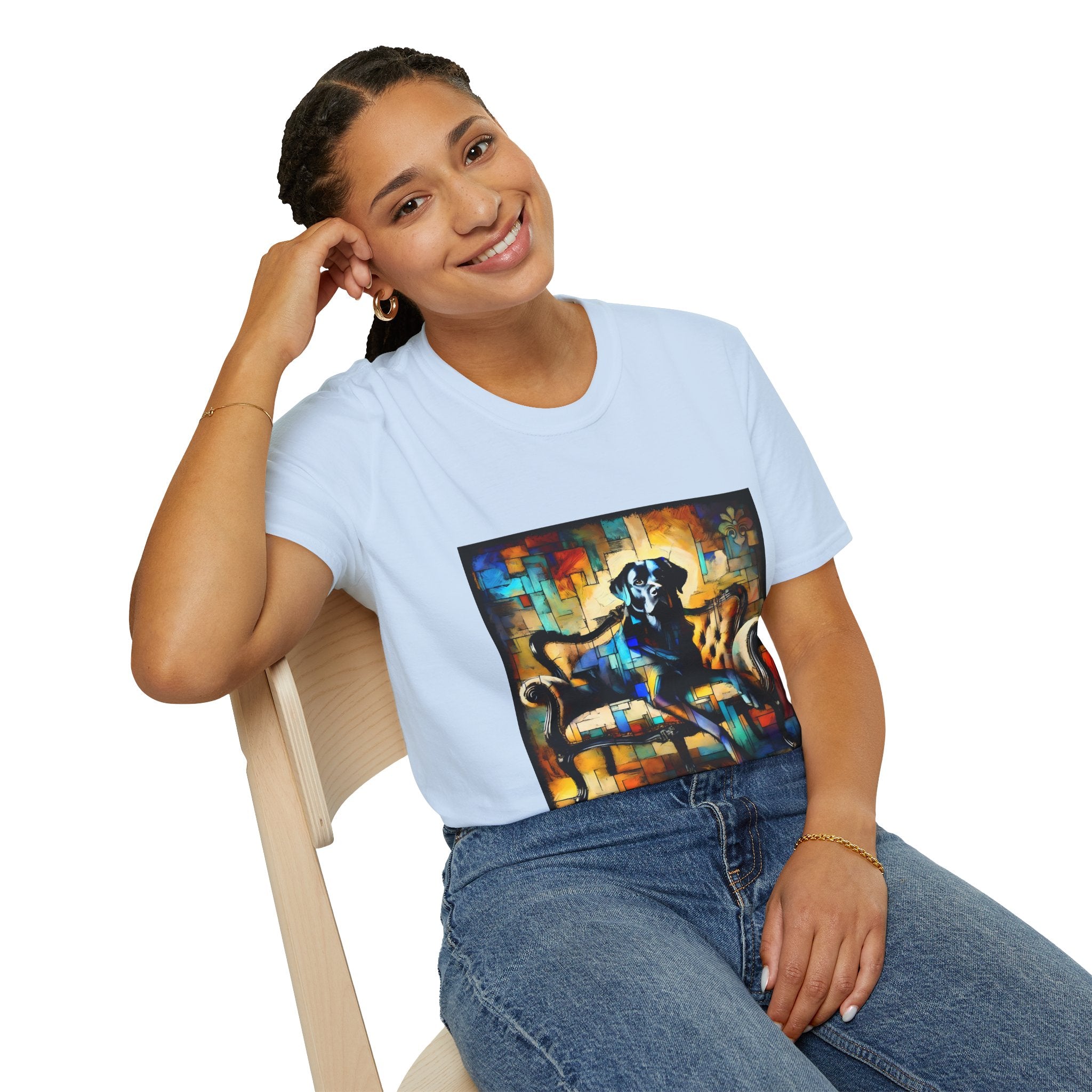 Labrador Retriever Mirror Ball Classic | Unisex Dog T-Shirt