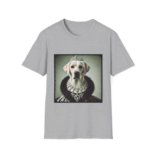 Labrador Retriever Glamour Gal design dog lover unisex t-shirt in sport grey