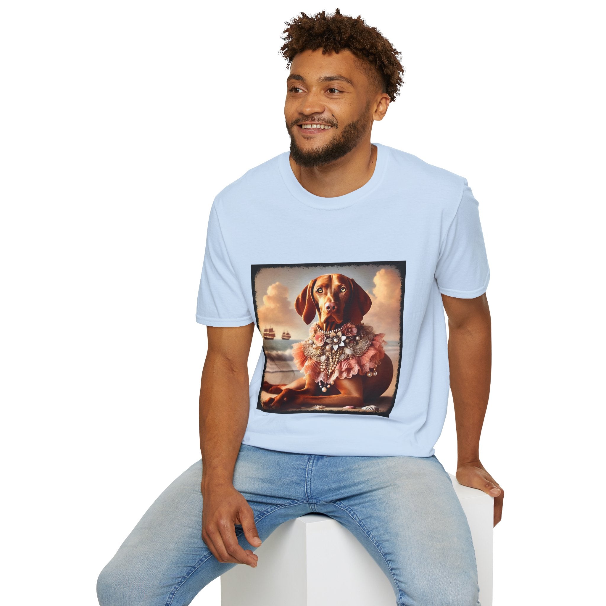 Vizsla Beach Beauty | Unisex Dog T-Shirt