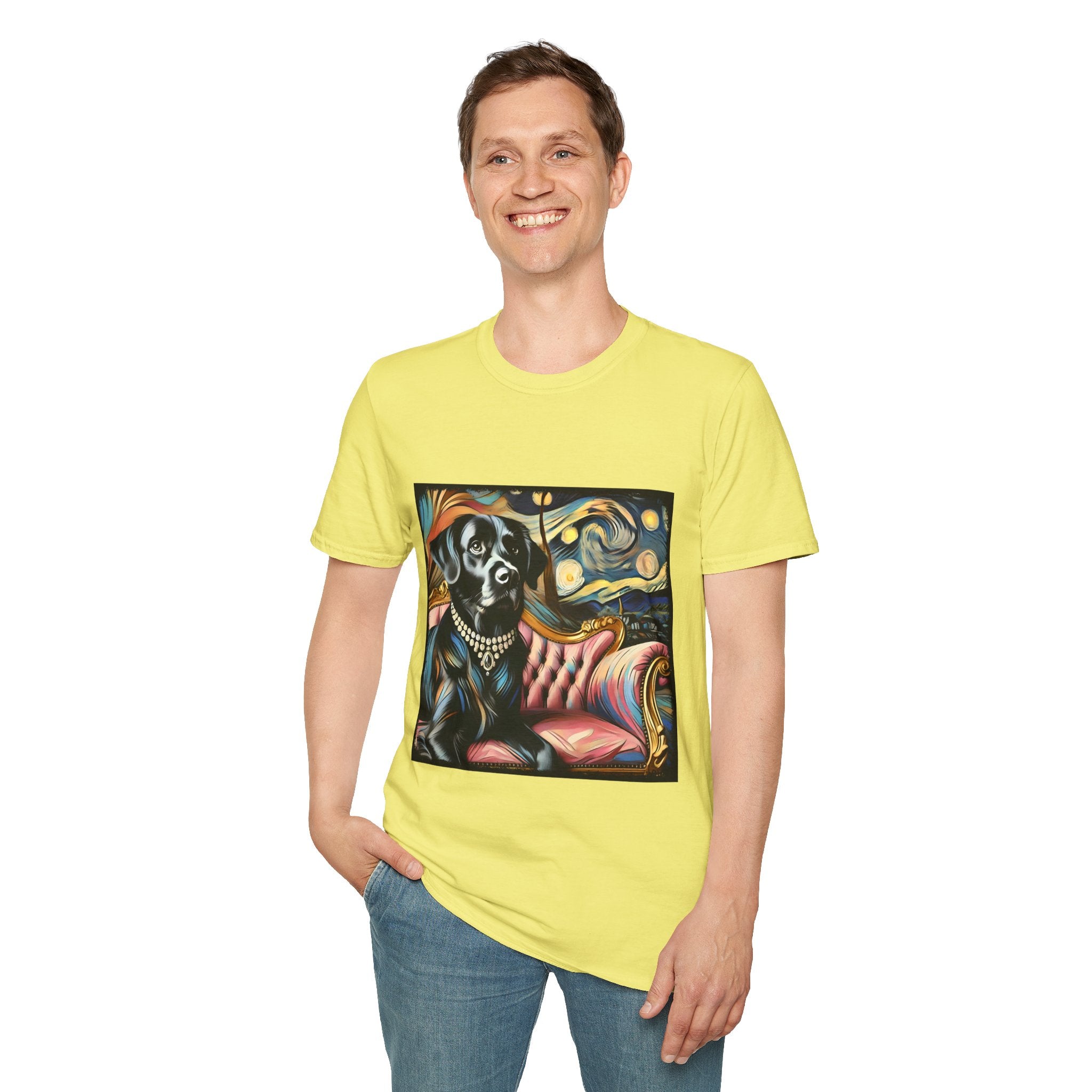 Labrador Retriever Starry Swirl | Unisex Dog T-Shirt