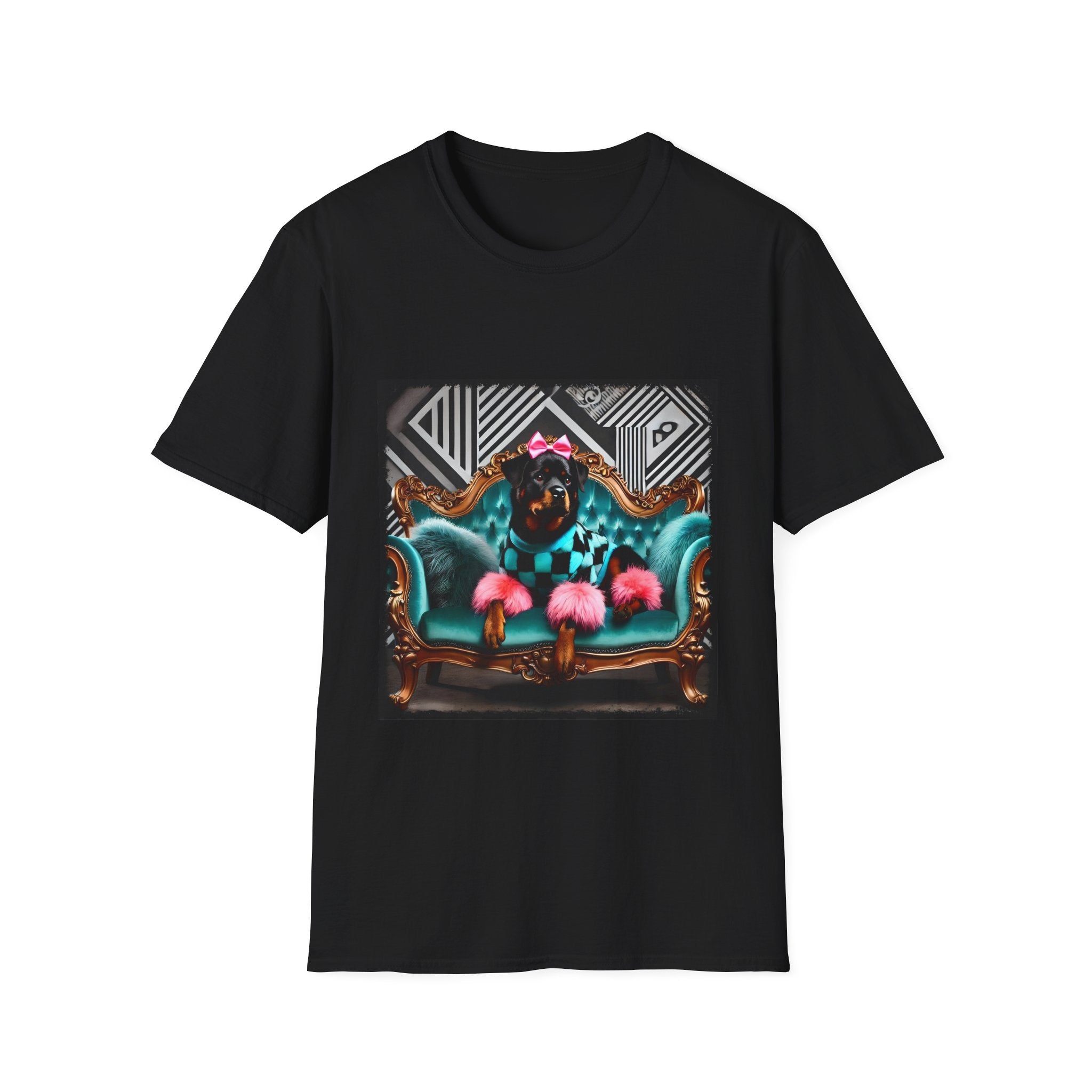 Rottweiler Fierce Fashionista | Unisex Dog T-Shirt