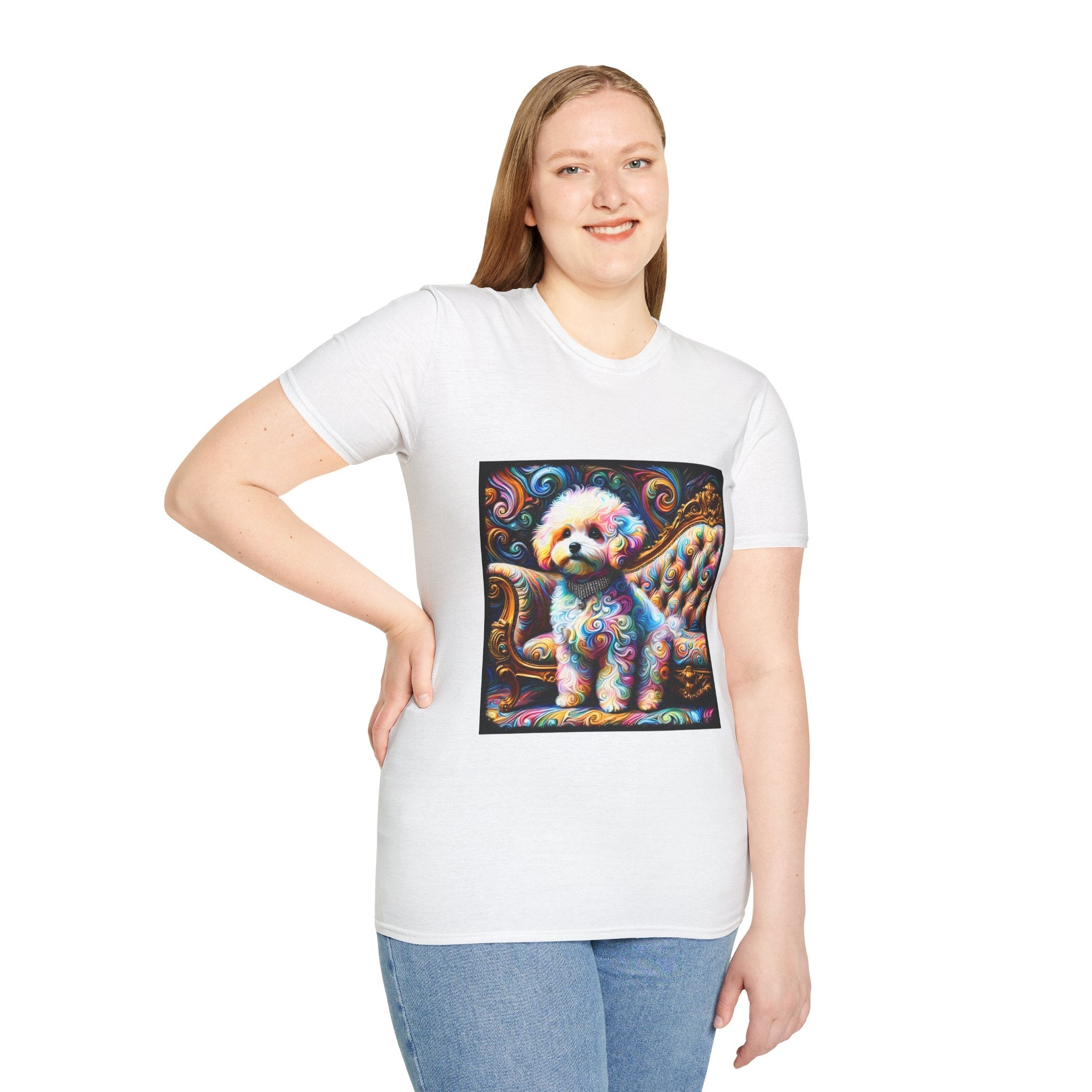 Bichon Frise Beautiful Swirl | Unisex Dog T-Shirt