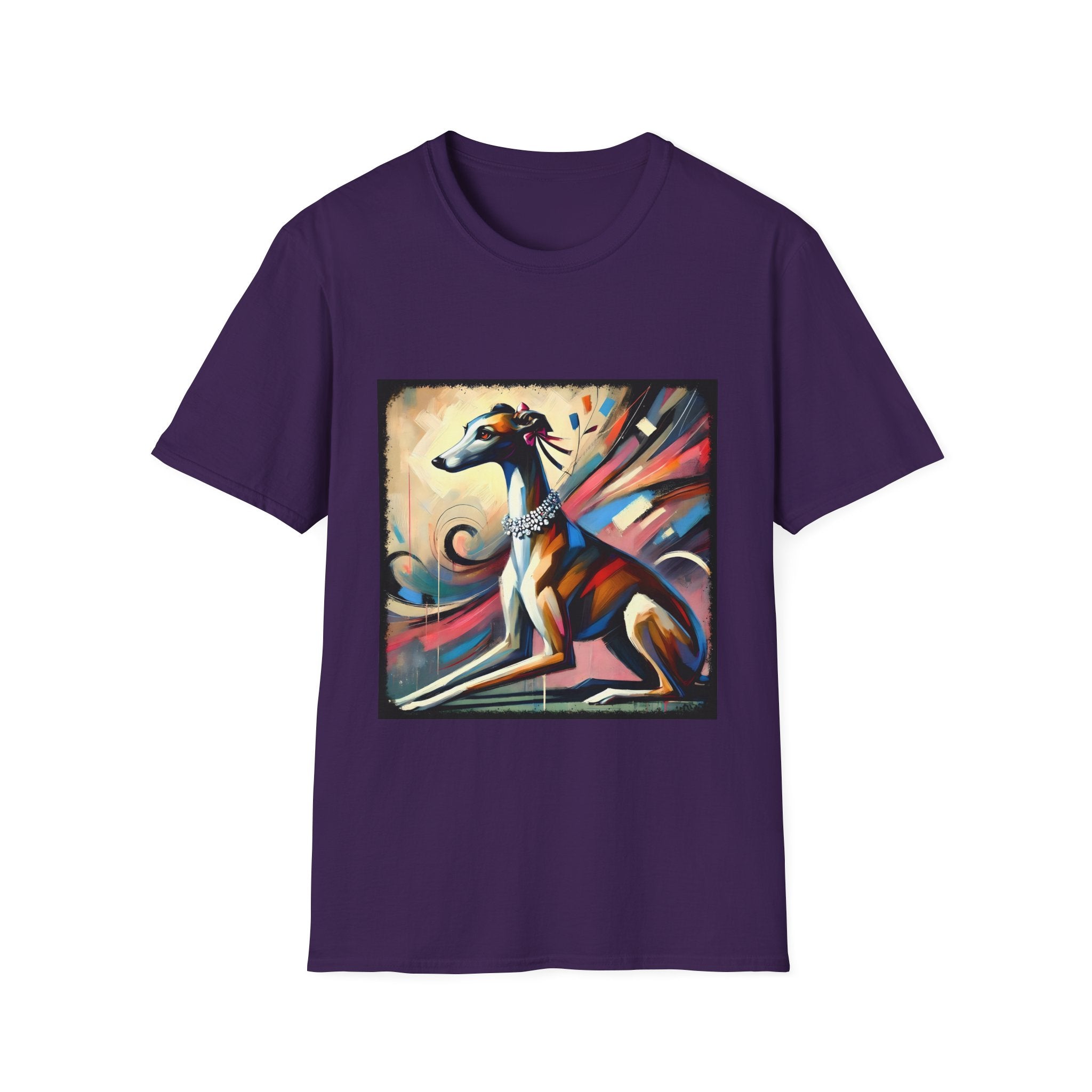 Greyhound Bold Pastel Classic  | Unisex Dog T-Shirt