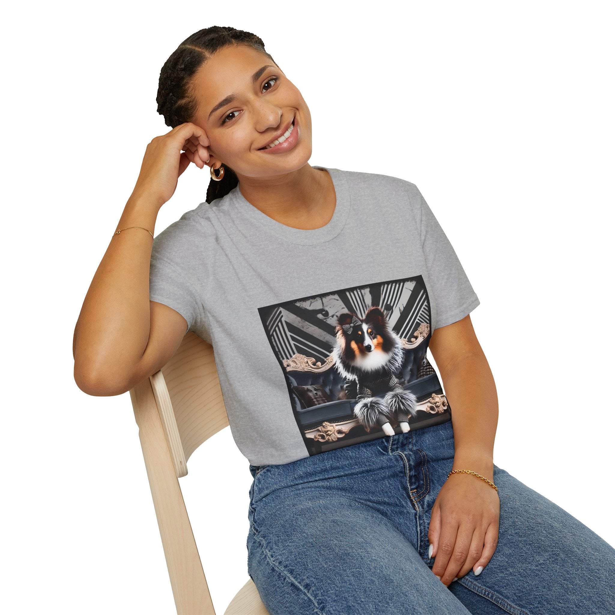 Shetland Sheepdog Fashion Icon | Unisex Dog T-Shirt