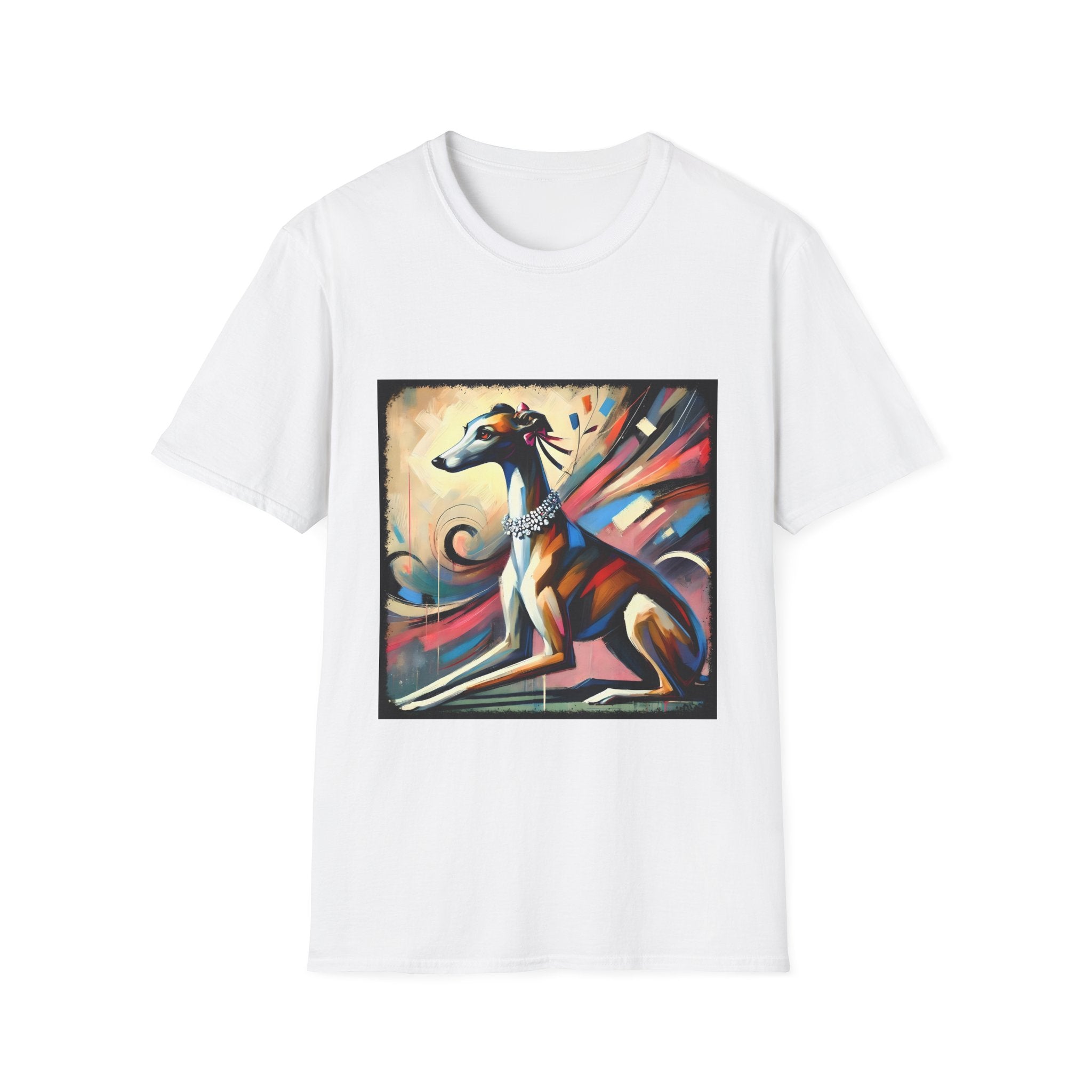 Greyhound Bold Pastel Classic  | Unisex Dog T-Shirt
