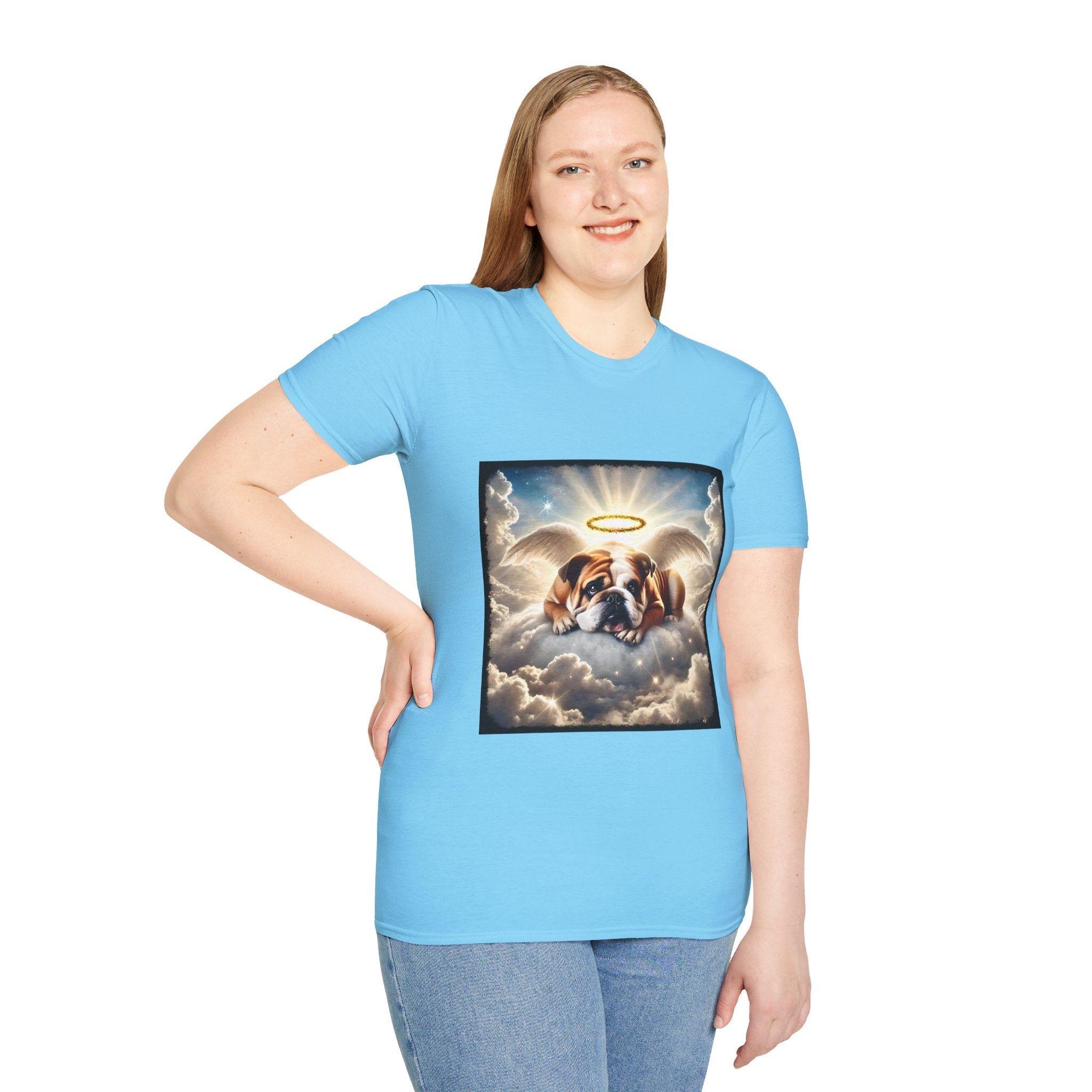 Bulldog Angel Baby | Unisex Dog T-Shirt