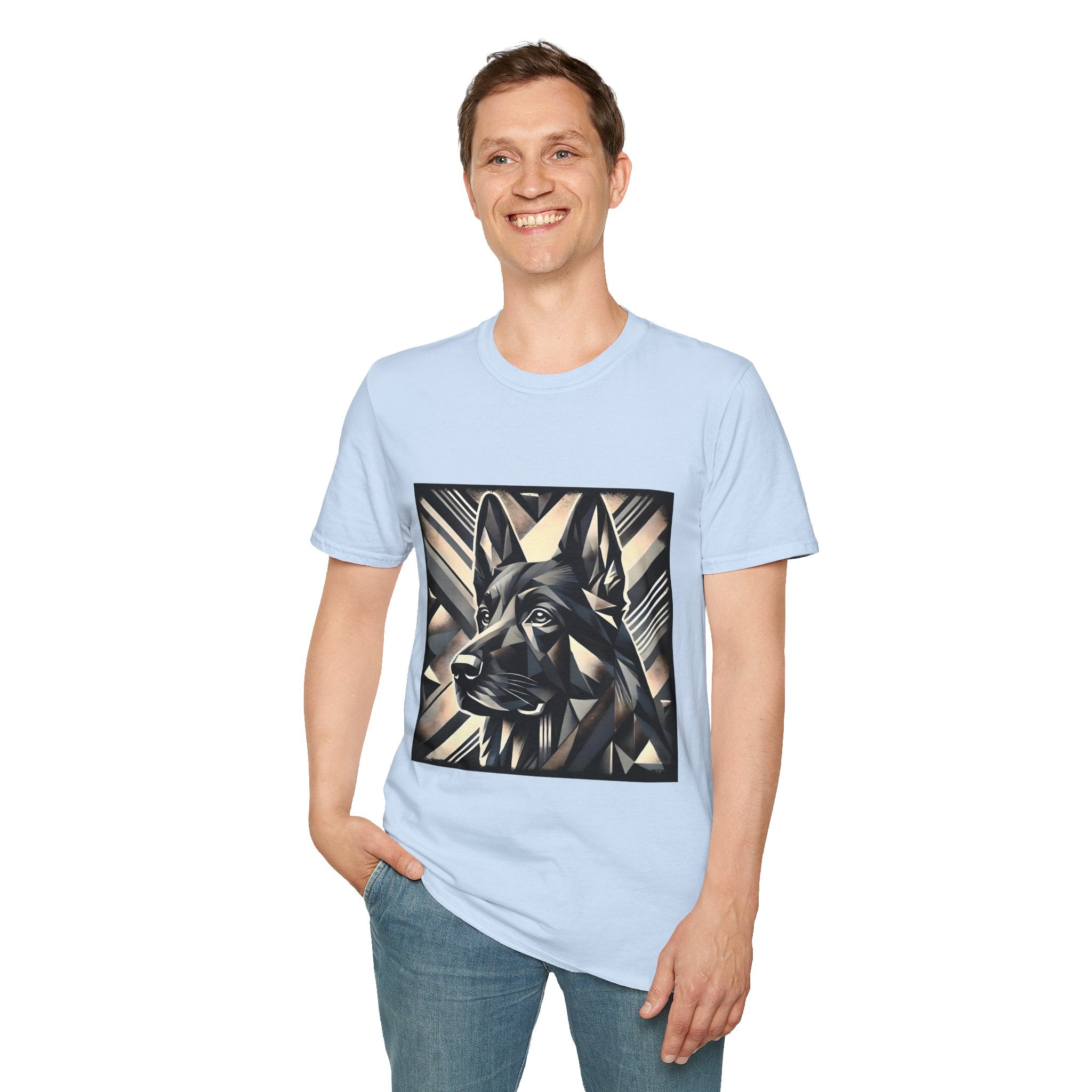 German Shepherd Geometric | Unisex Dog T-Shirt