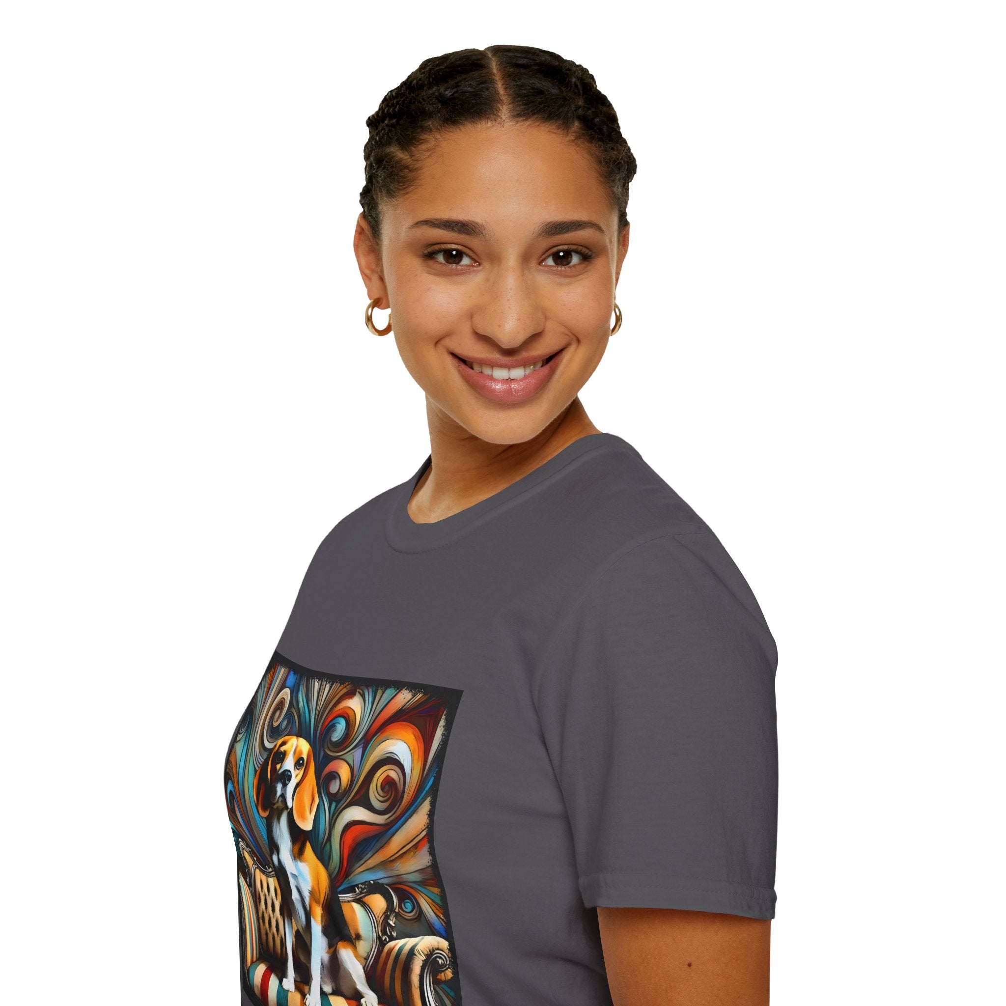 Beagle Warm Swirl | Unisex Dog T-Shirt