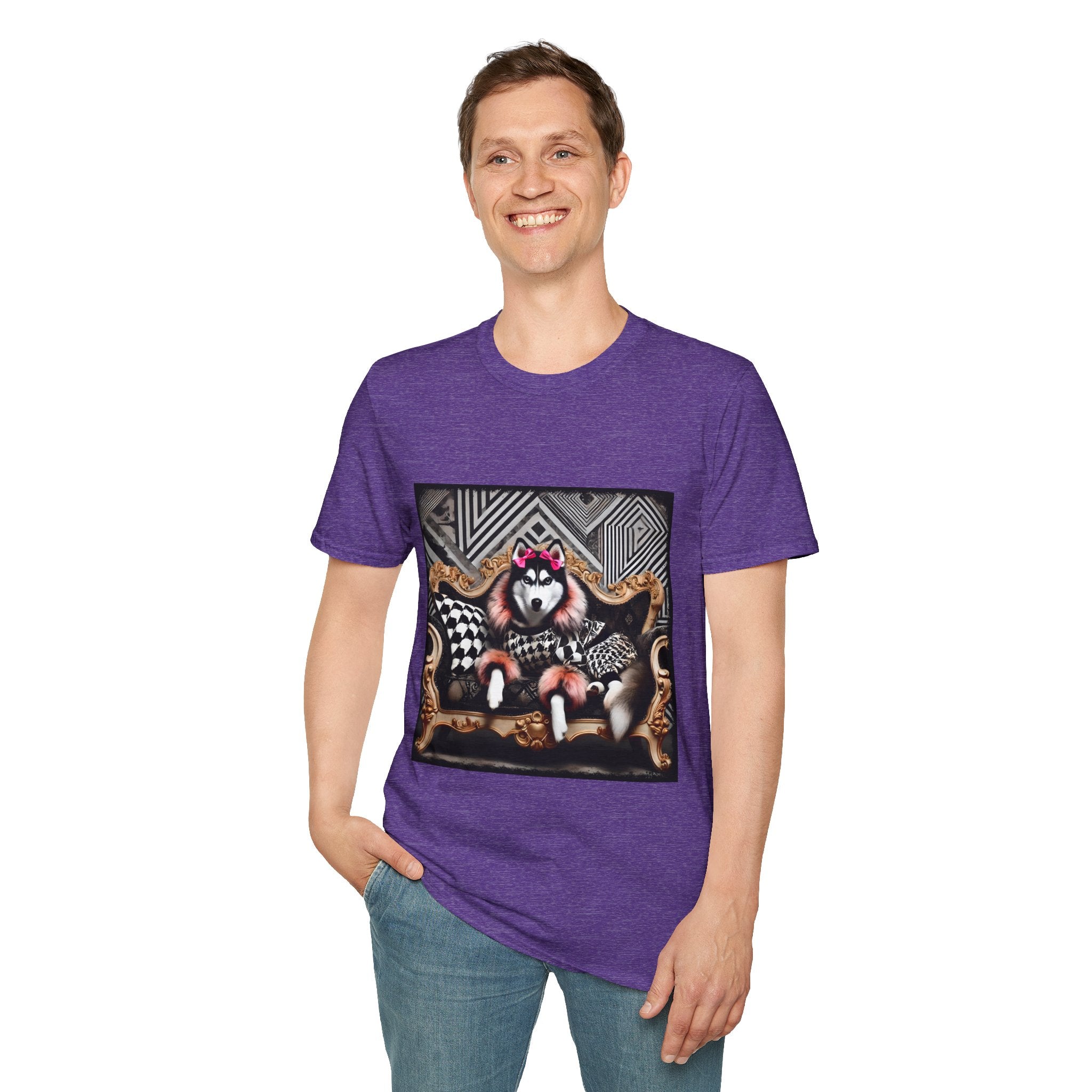 Siberian Husky Fierce Fashionista | Unisex Dog T-Shirt