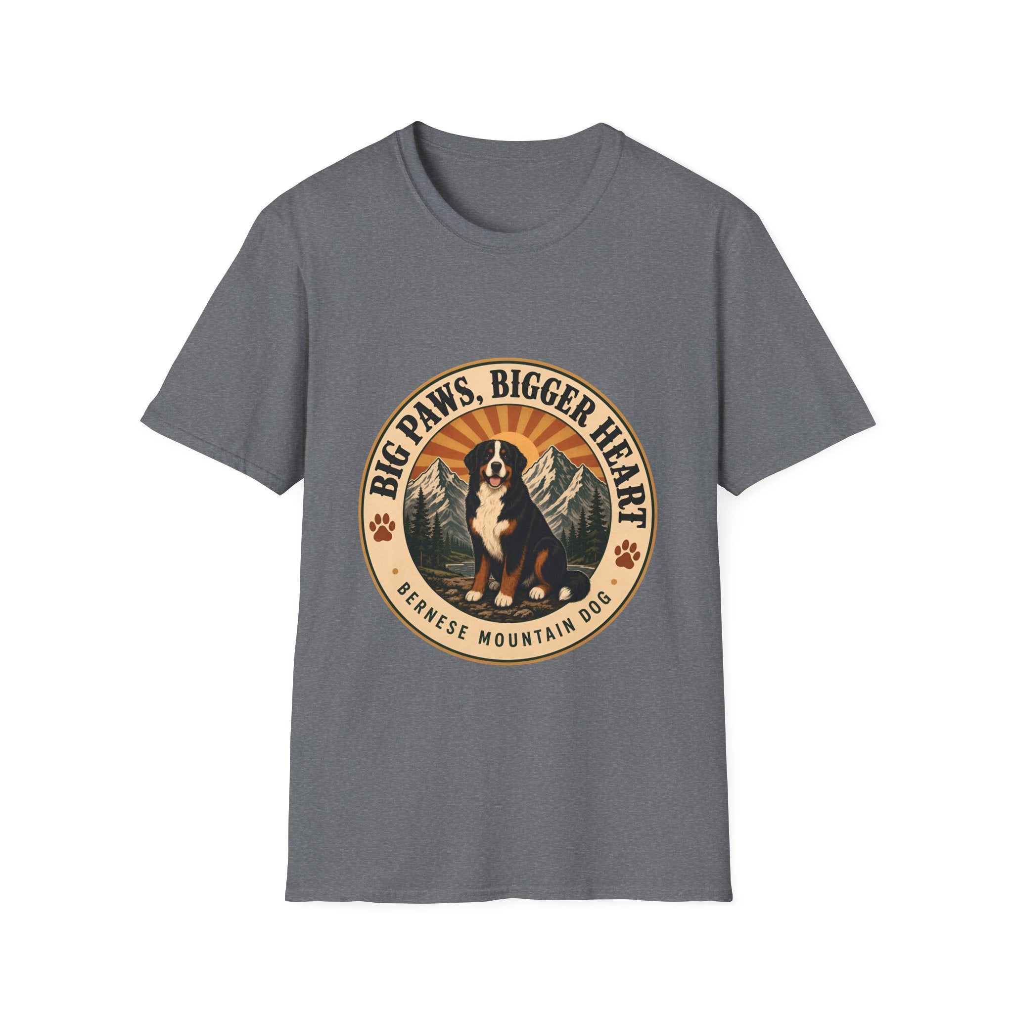 Bernese Mountain Dog Shirt | Big Paws Dog Lover Tee
