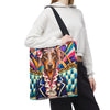 Fawn Doberman Pinscher Tote Bag | Champagne Muse Dog Lover Gift