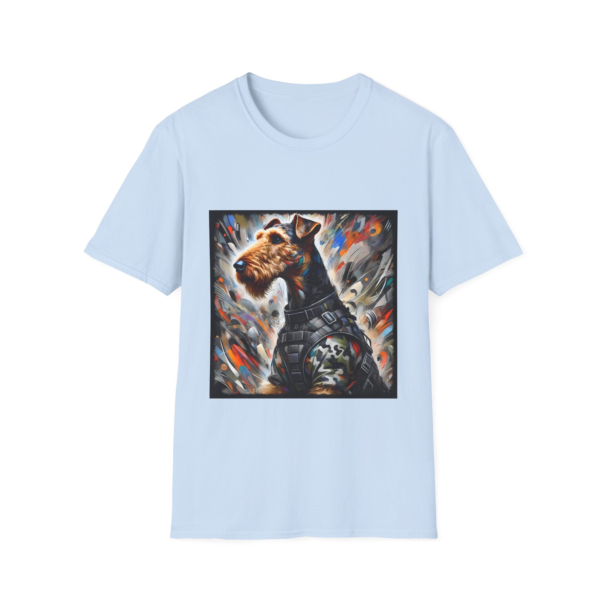Airedale Terrier Shirt | Bold Camo Classic Dog Lover Tee
