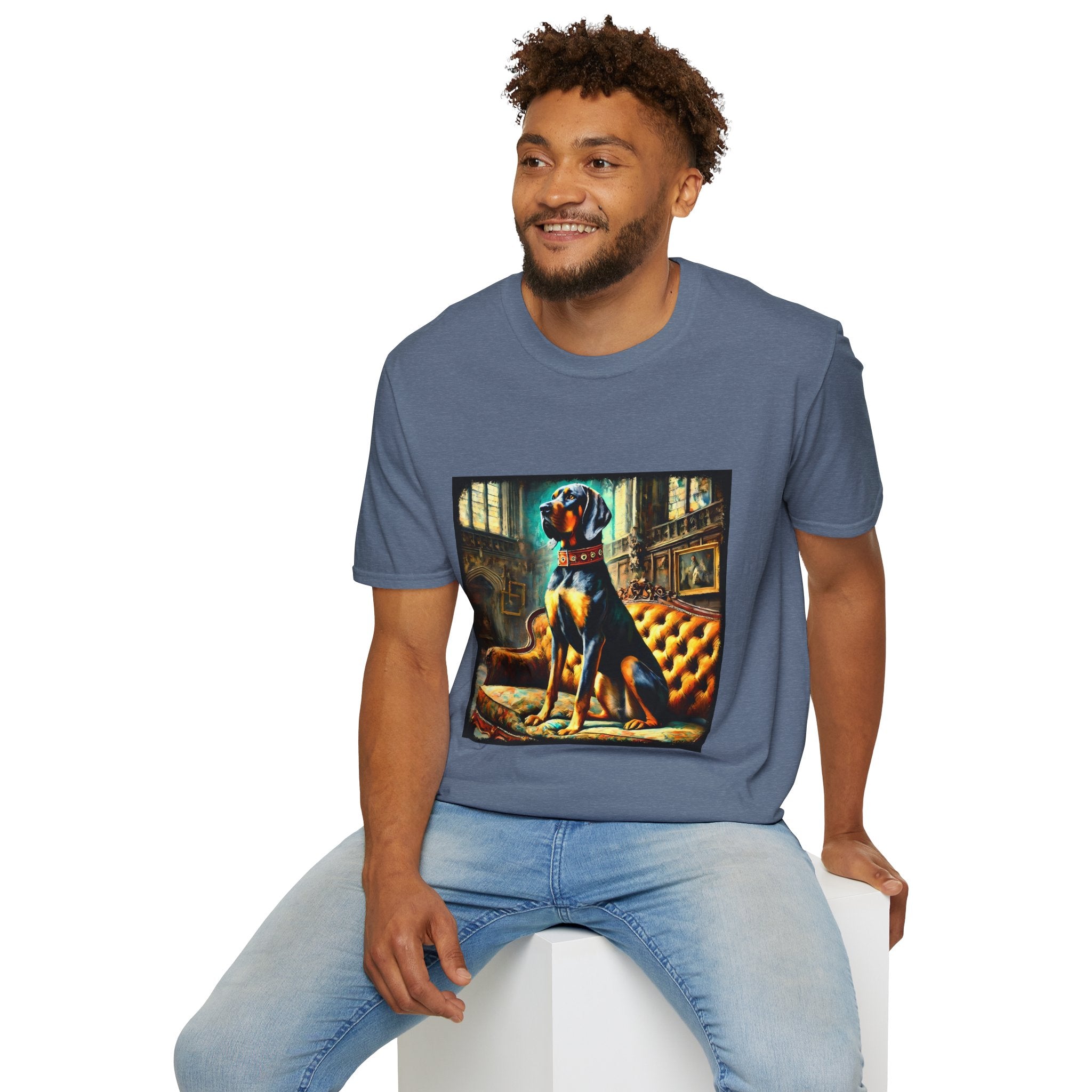Coonhound Casual Royalty | Unisex Dog T-Shirt