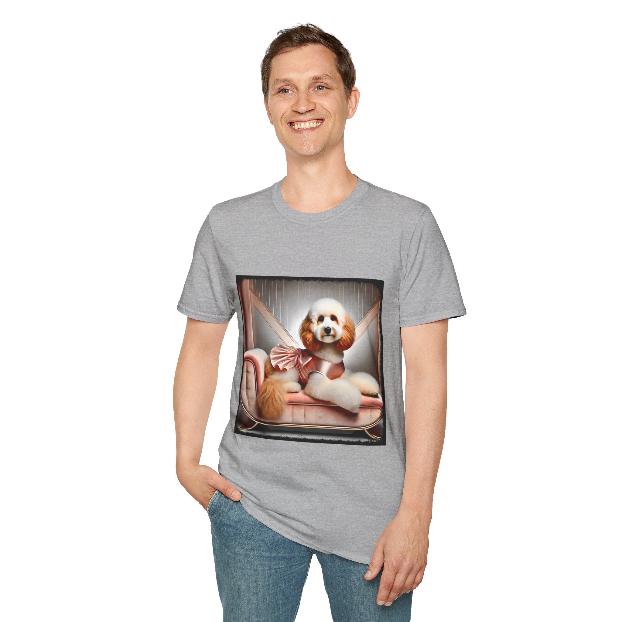Aussiedoodle Peach Posh | Unisex Dog T-Shirt