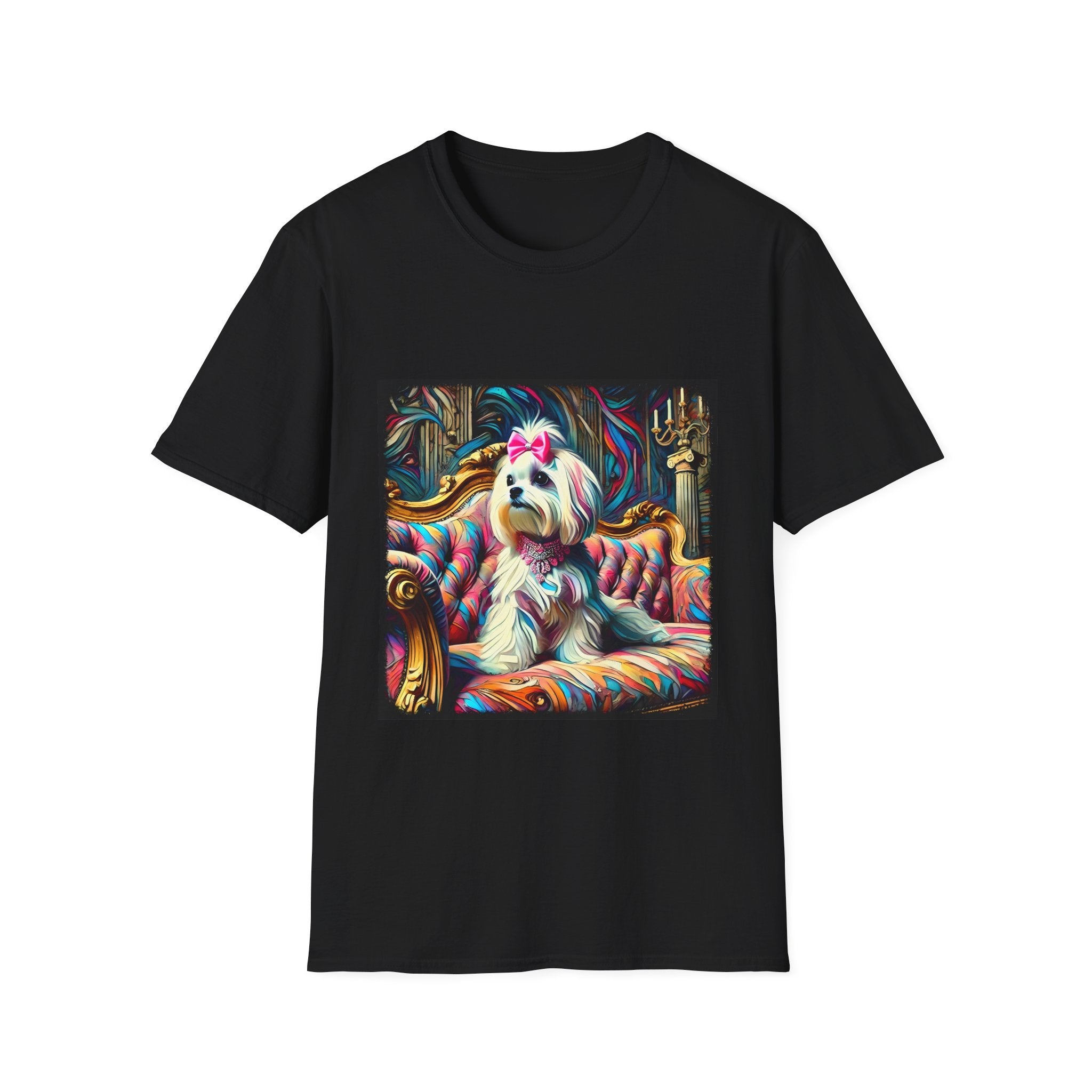Maltese Diamond Princess Classic | Unisex Dog T-Shirt