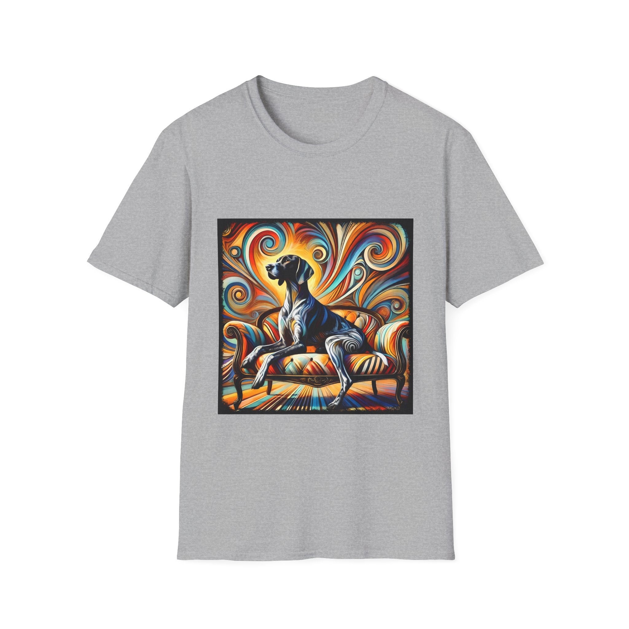 German Shorthaired Pointer Sun Swirl | Unisex Dog T-Shirt