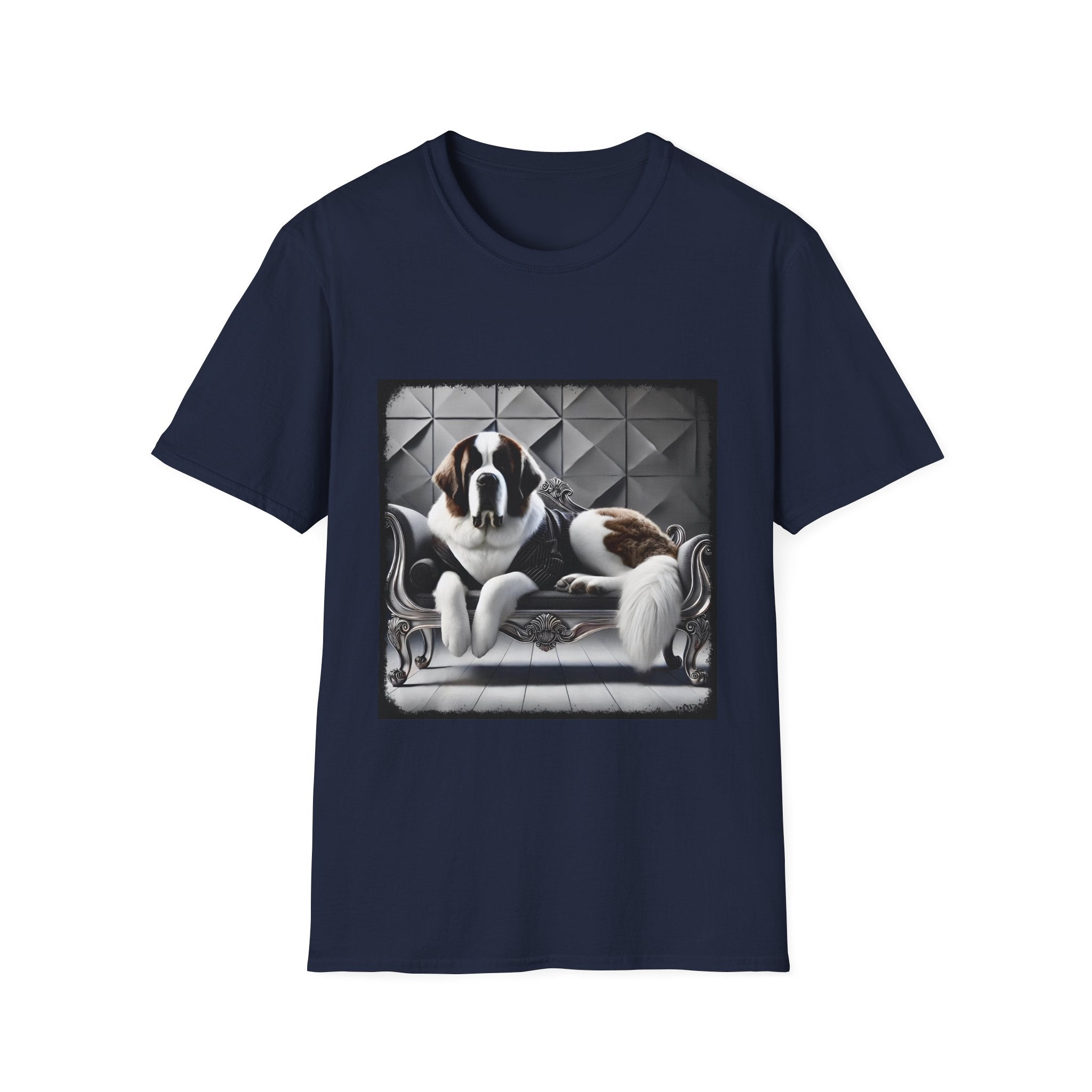 Saint Bernard Tux Luxe | Unisex Dog T-Shirt