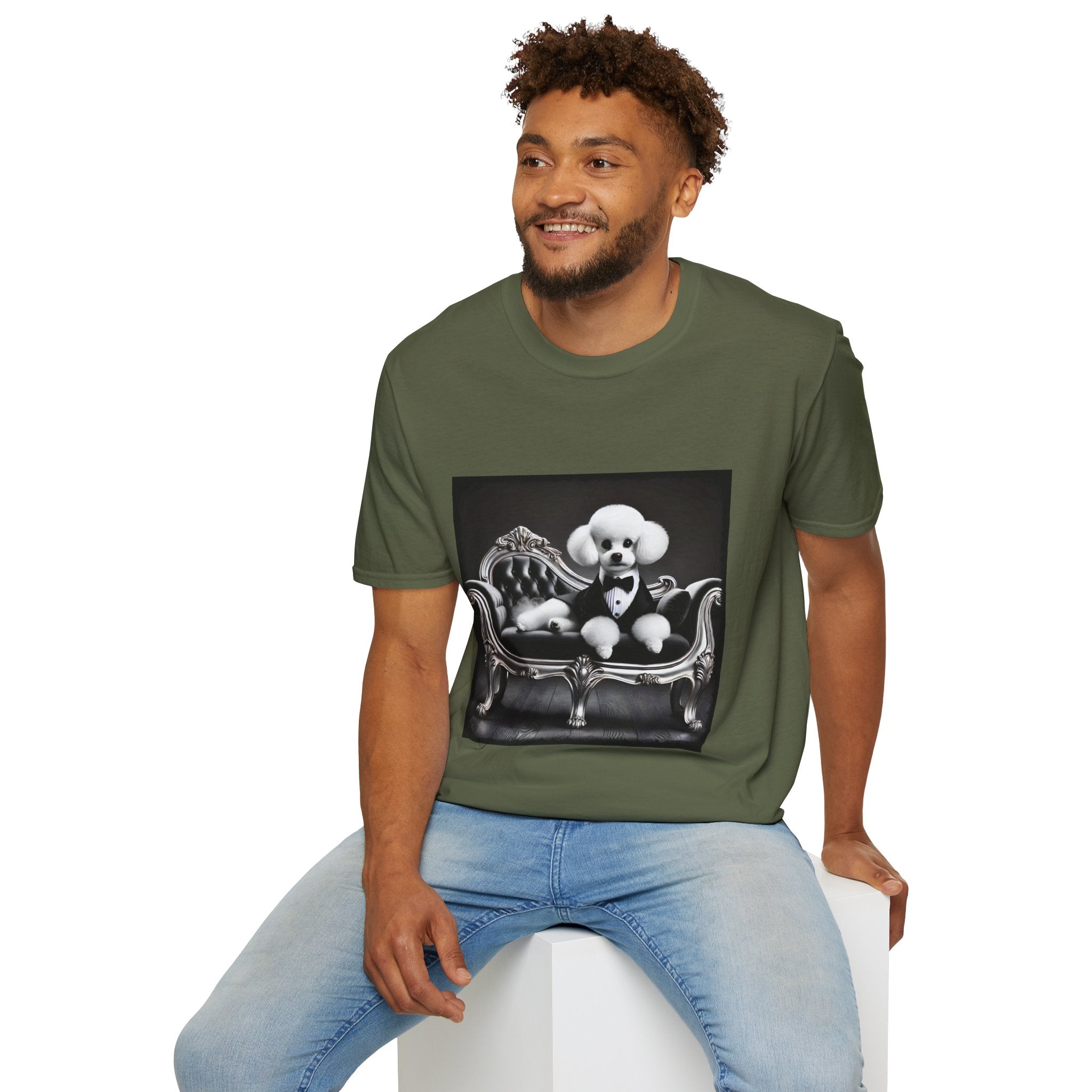 Bichon Frise Tux Luxe | Unisex Dog T-Shirt