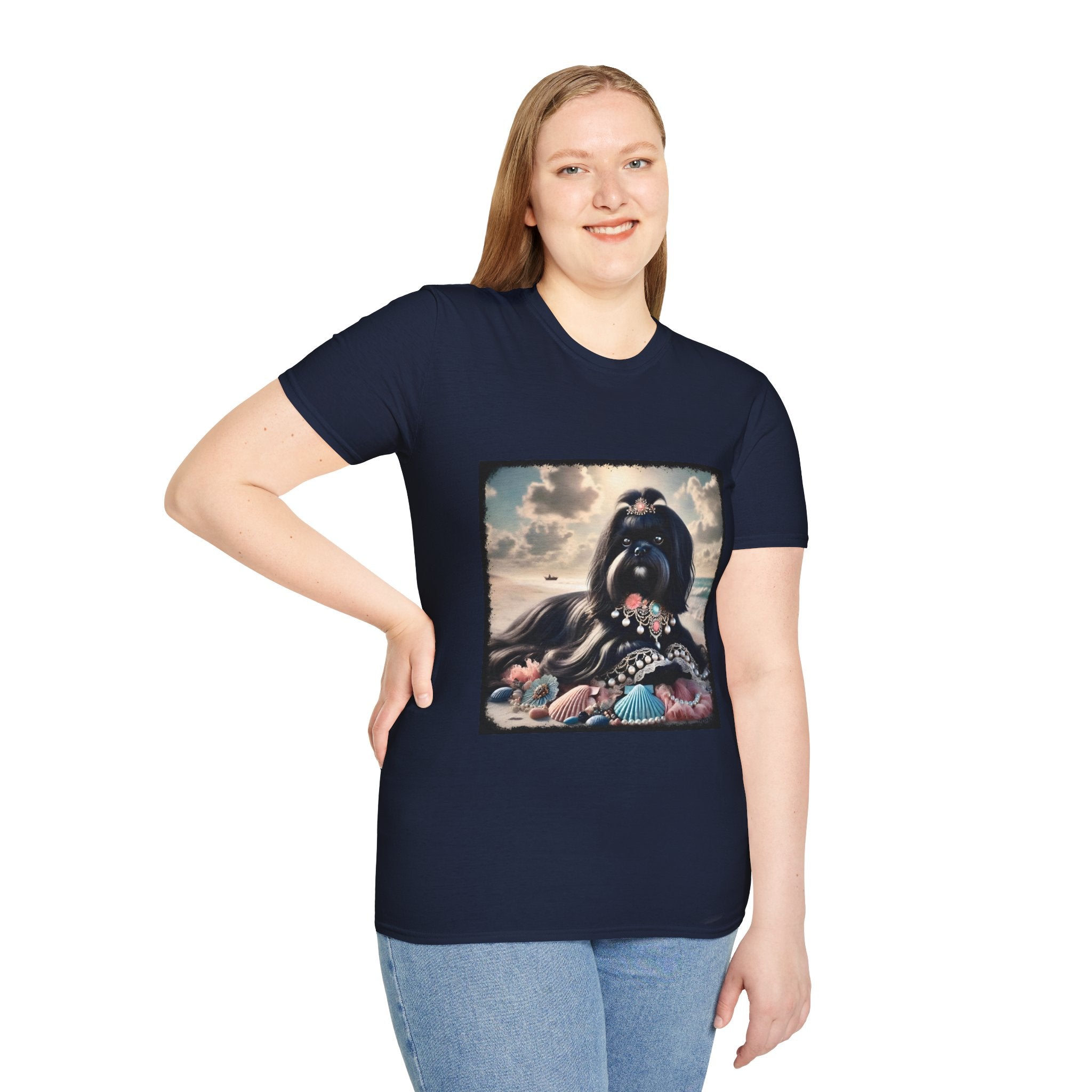 Shih Tzu Shell Chic | Unisex Dog T-Shirt